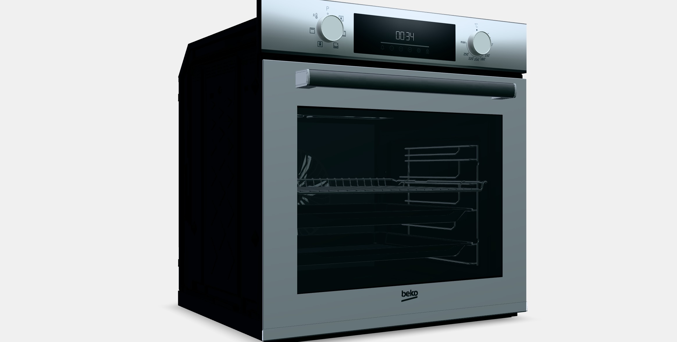 BEKO Beyond BBIE18300W Low-poly 3D model_9