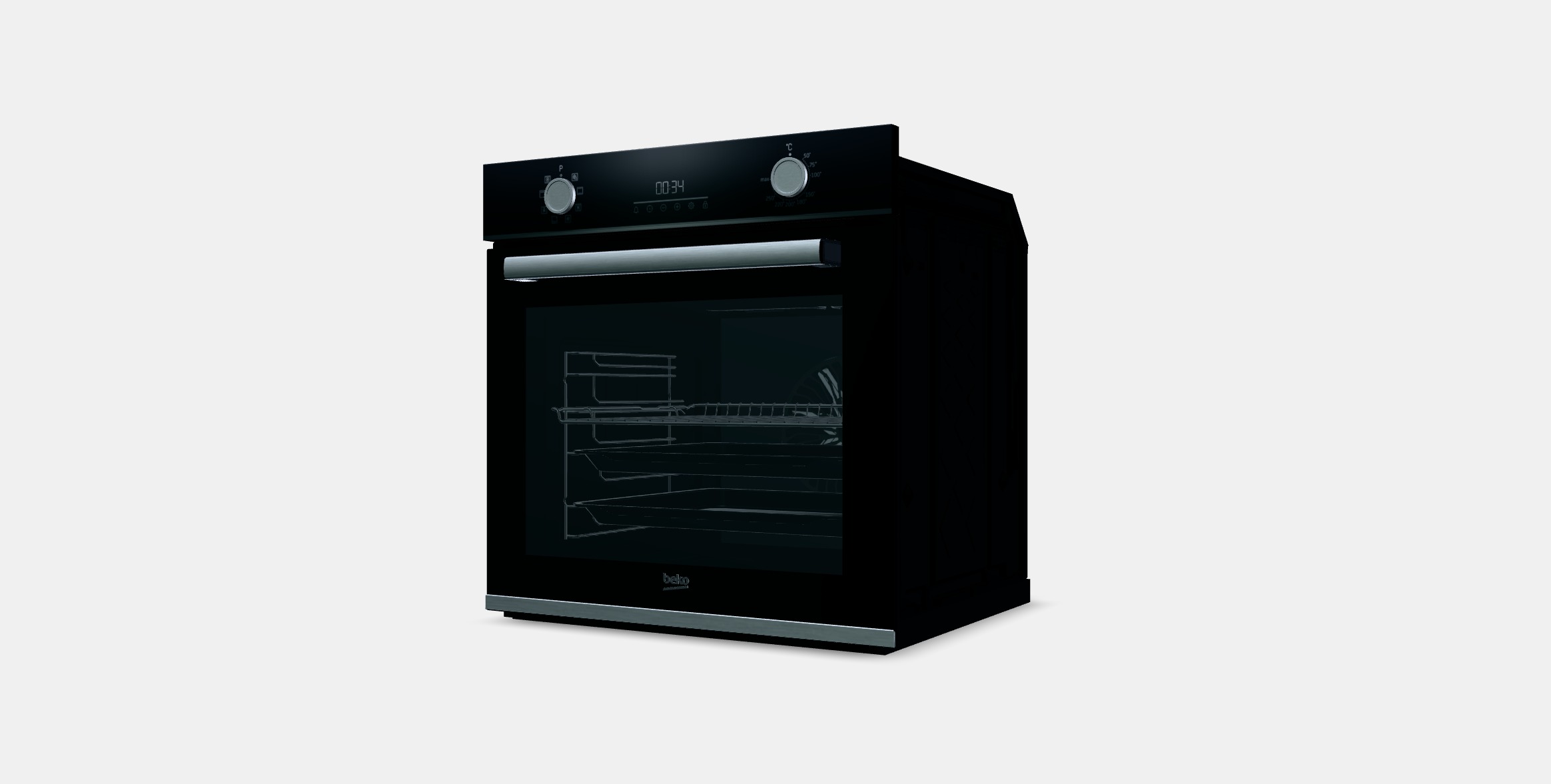 BEKO BBIM13300XD Low-poly 3D model_12