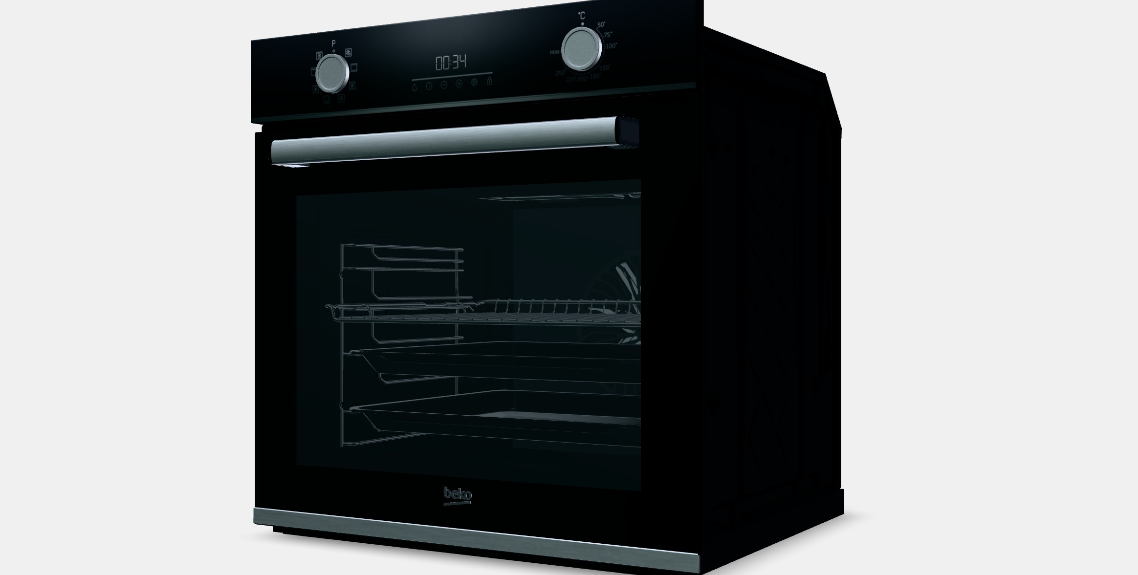 BEKO BBIM13300XD Low-poly 3D model_13