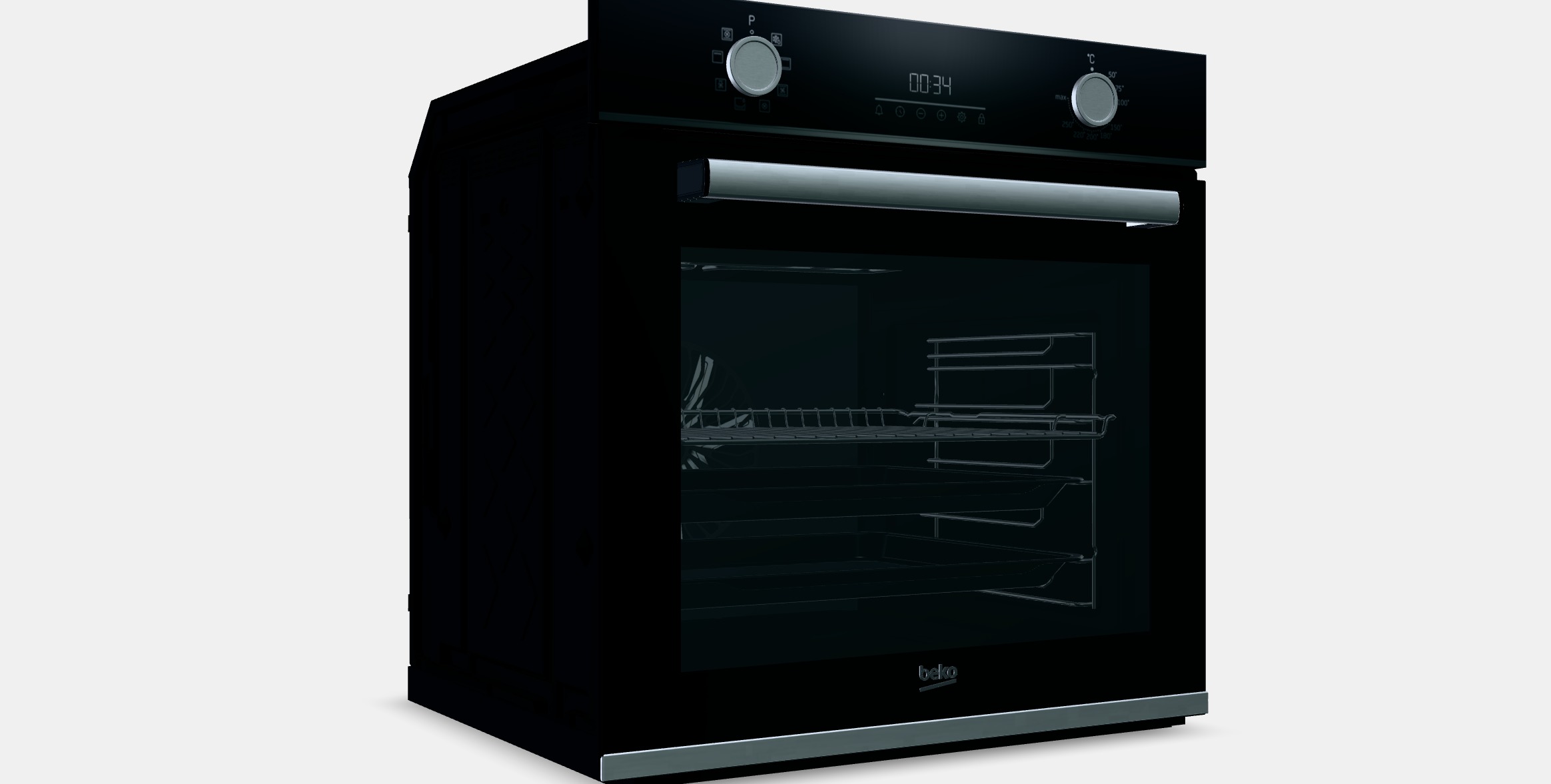 BEKO BBIM13300XD Low-poly 3D model_9