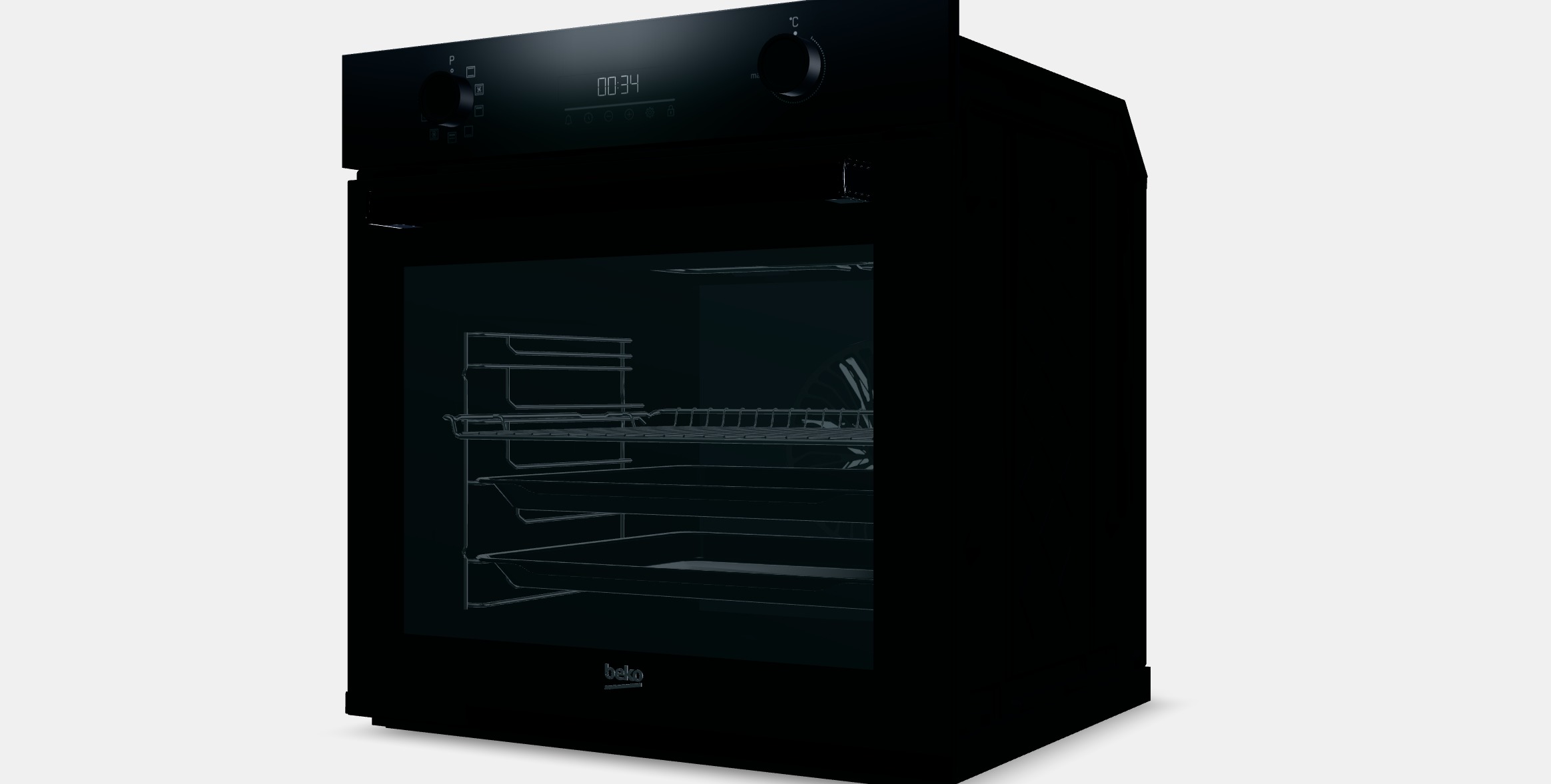 BEKO Beyond BBIM17300BPS Low-poly 3D model_14