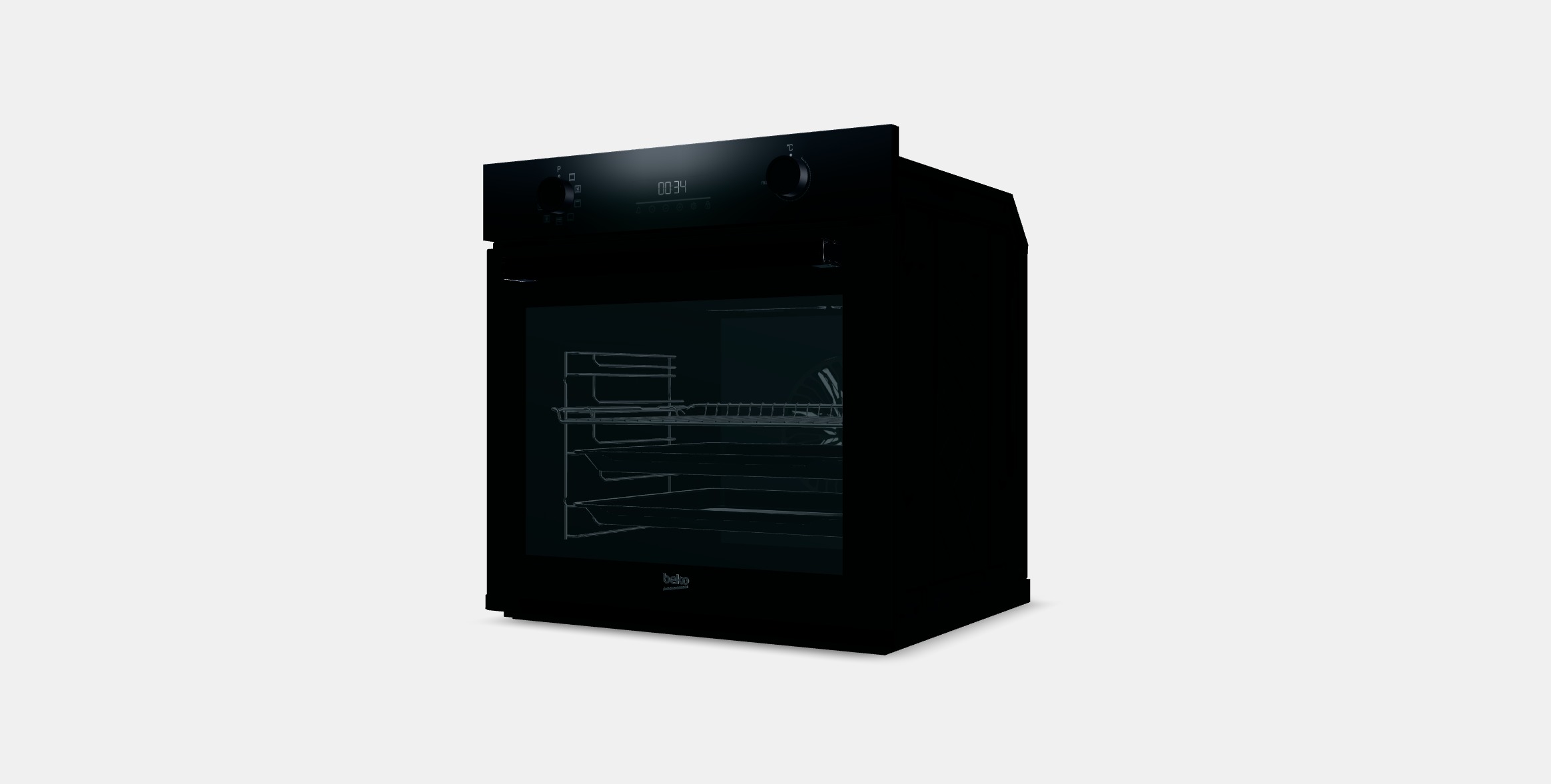 BEKO Beyond BBIM17300BPS Low-poly 3D model_12