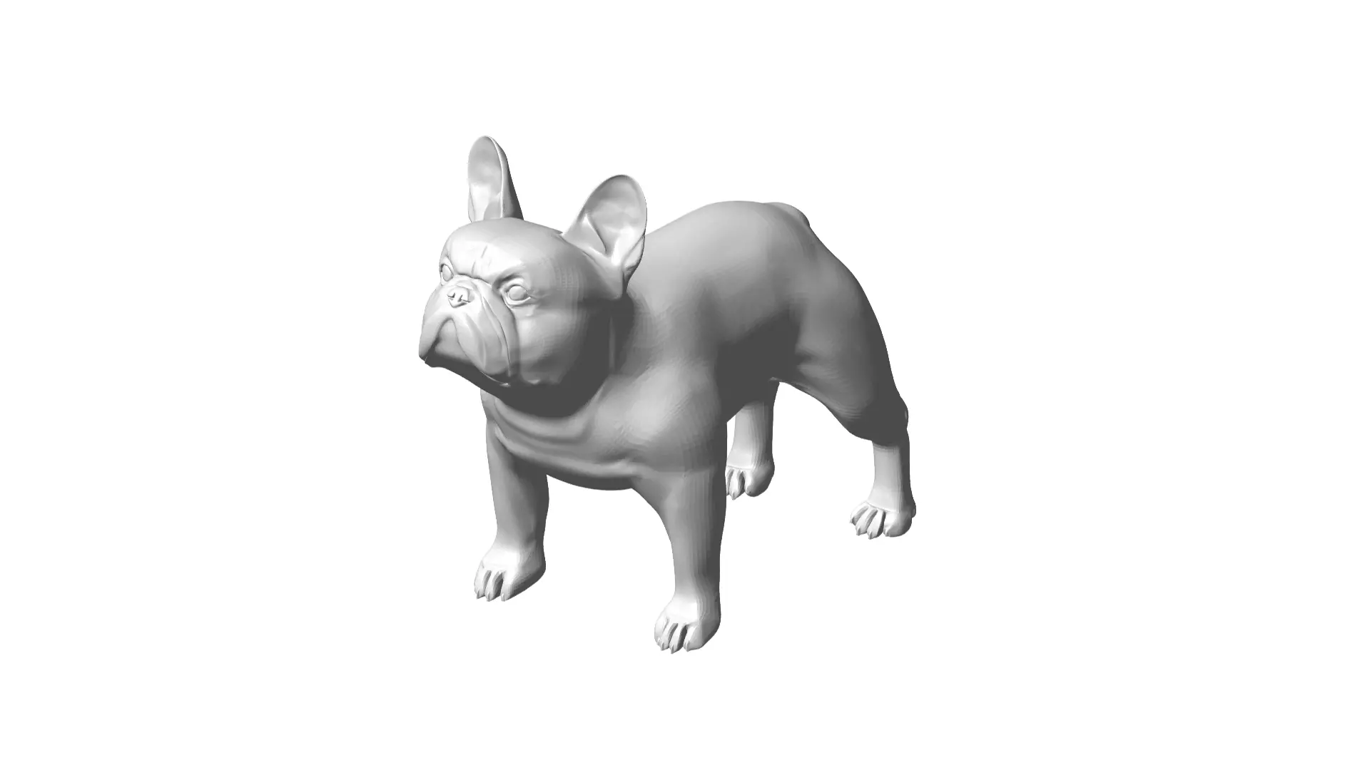 buldog 3D model
