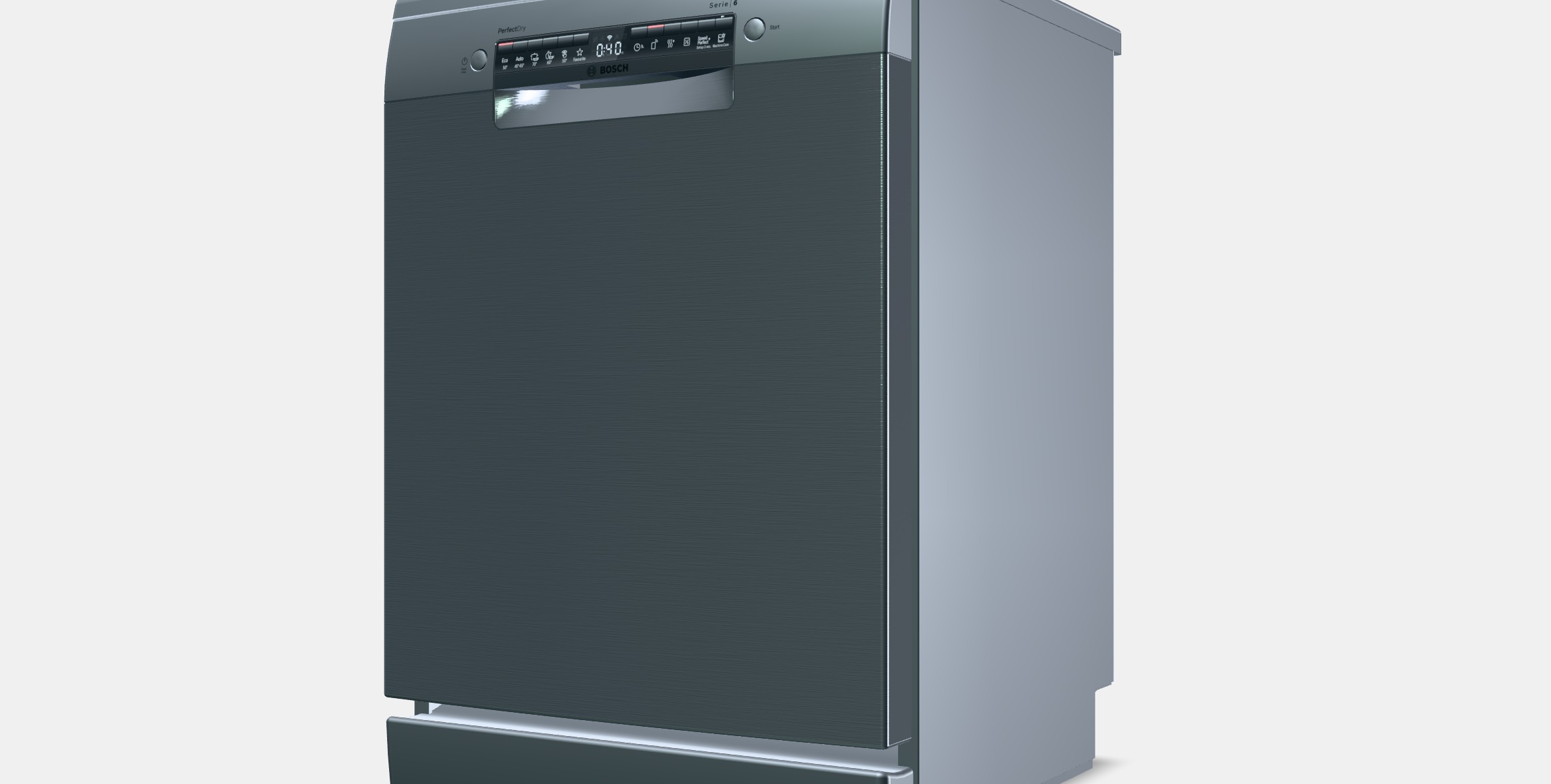 BOSCH SMS6TCI00E Series 6 Low-poly 3D model_12