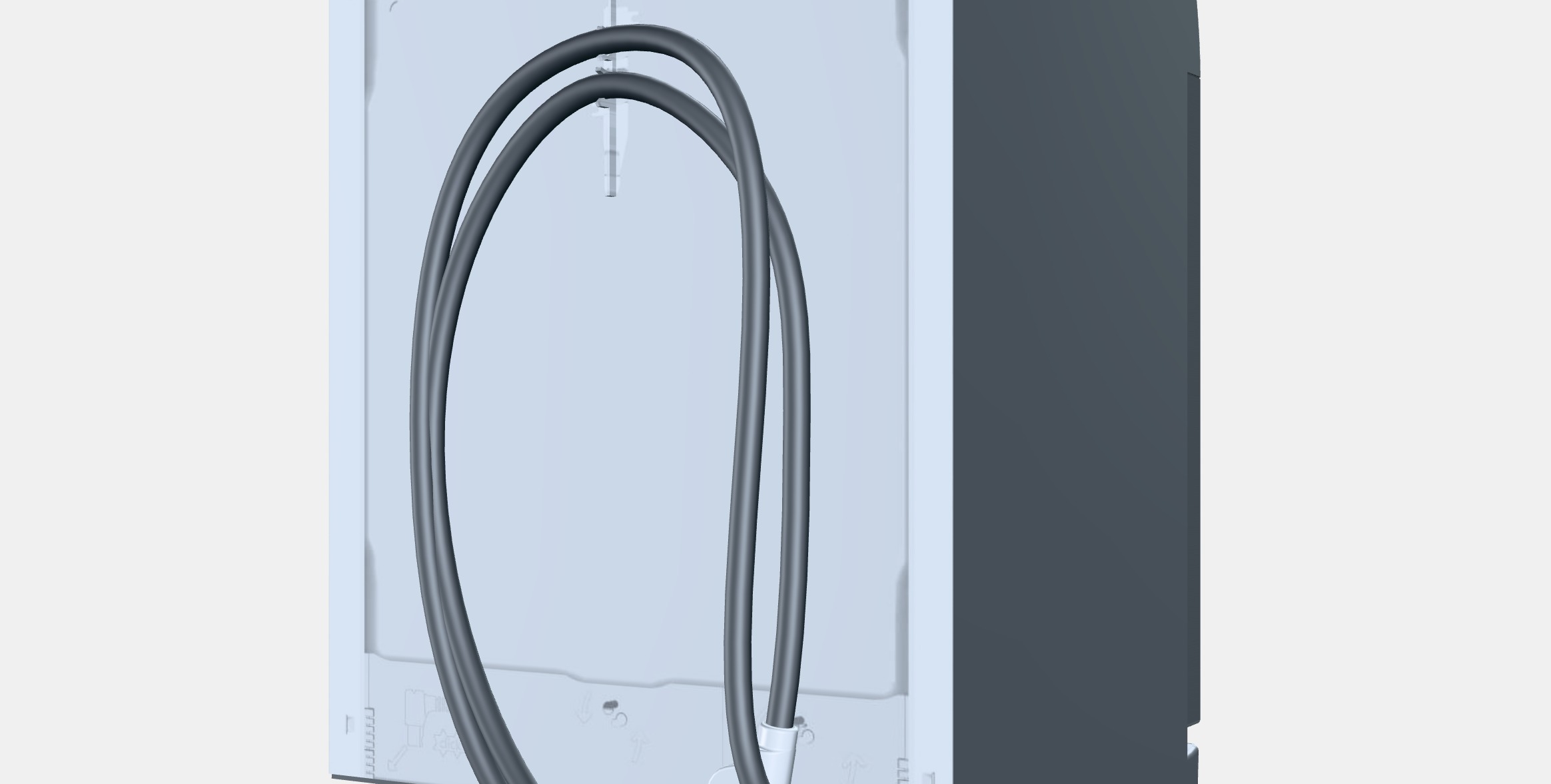 BOSCH SMS6TCI00E Series 6 Low-poly 3D model_7