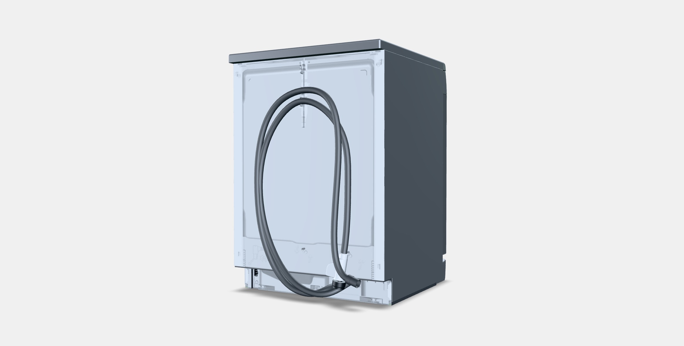 BOSCH SMS6TCI00E Series 6 Low-poly 3D model_6