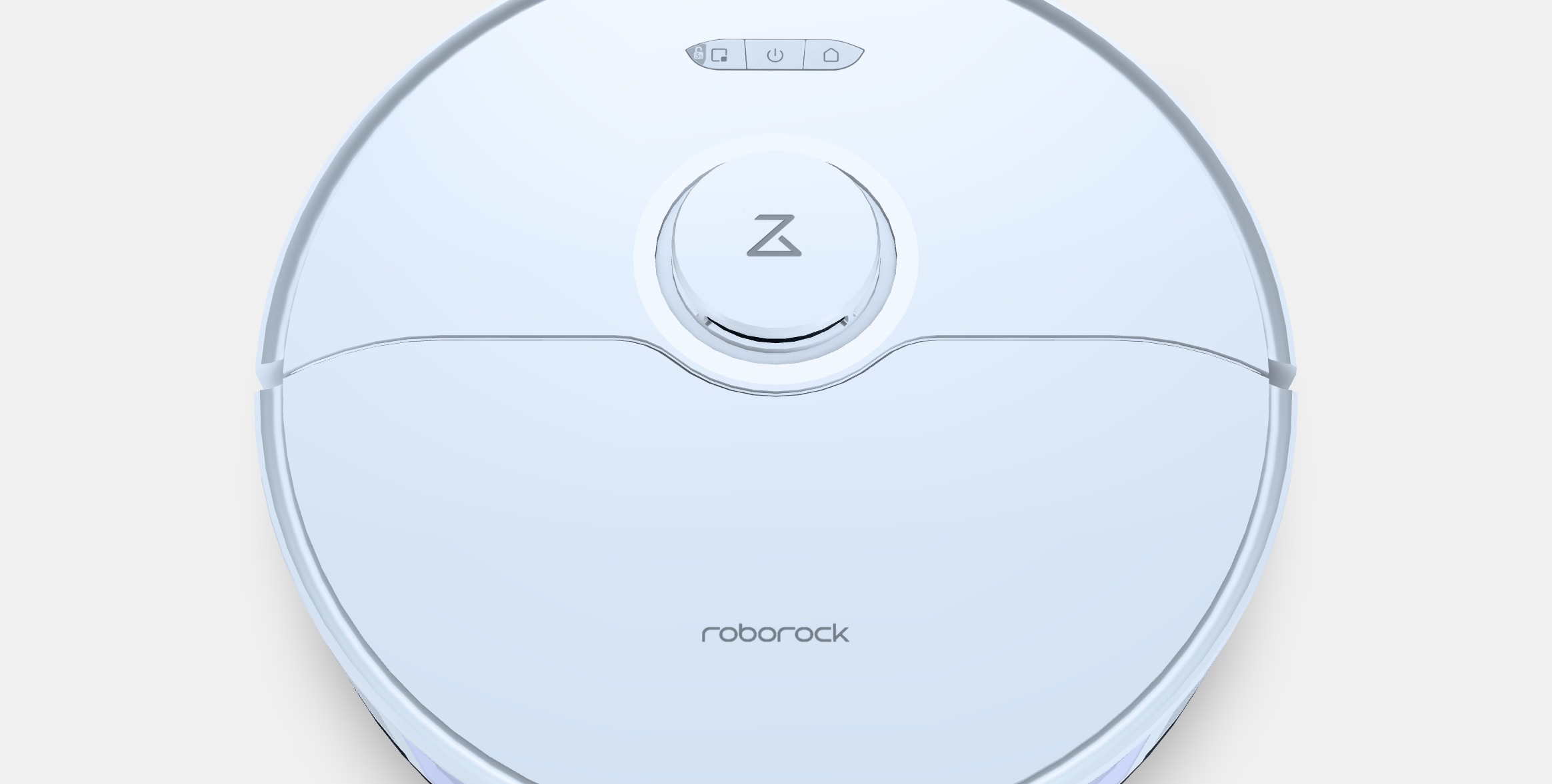 Roborock S8 white Low-poly 3D model_4