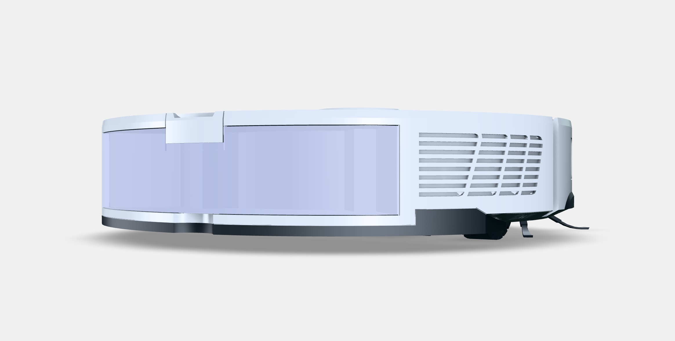 Roborock S8 white Low-poly 3D model_6