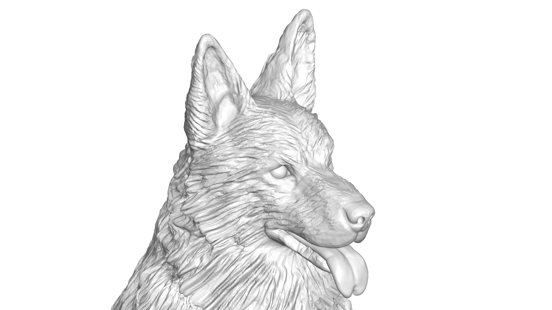 German Shepherd Dog 3D model_1