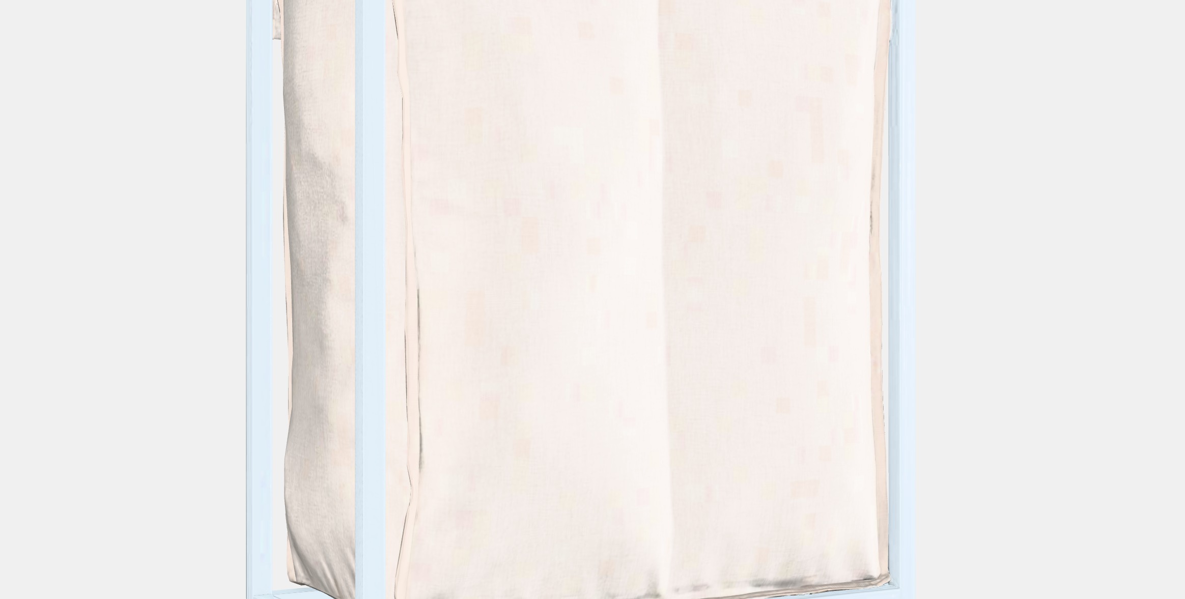 ENHET Laundry bag with castors Low-poly 3D model_6