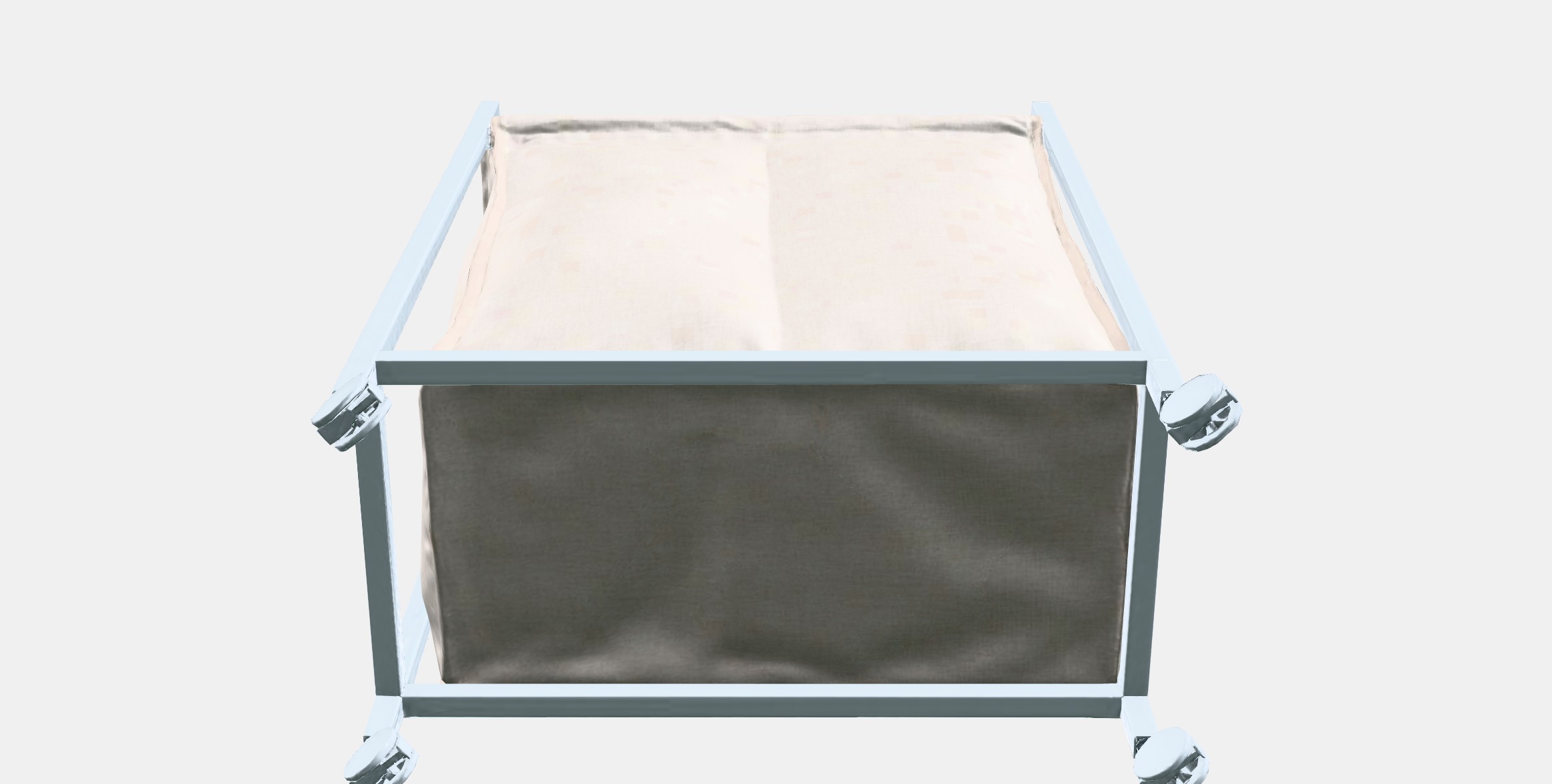 ENHET Laundry bag with castors Low-poly 3D model_7