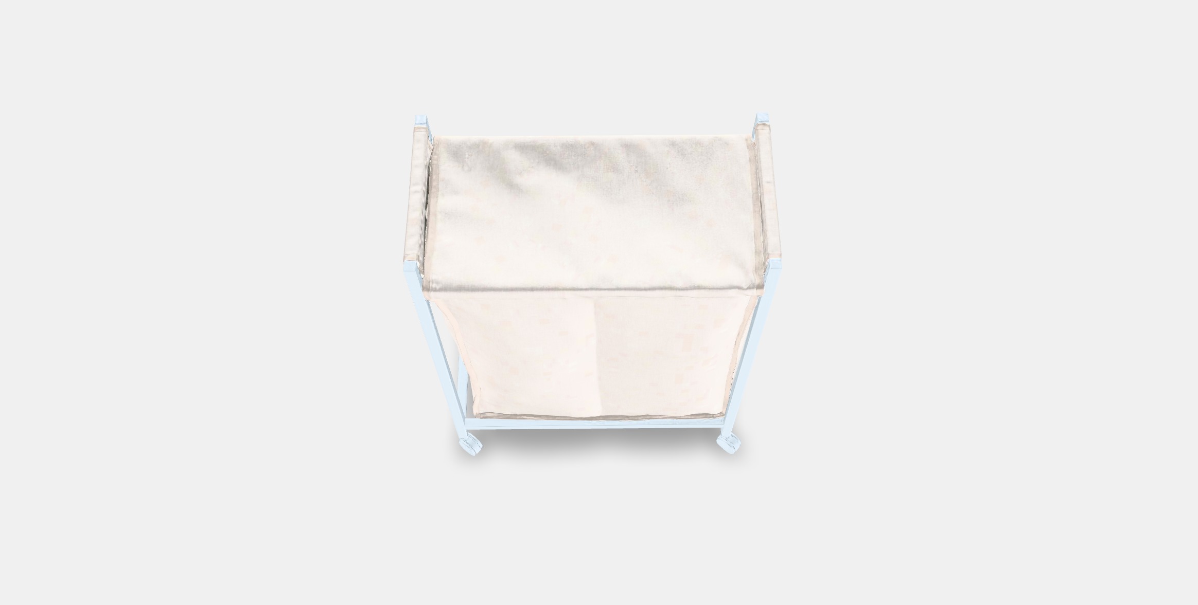 ENHET Laundry bag with castors Low-poly 3D model_2