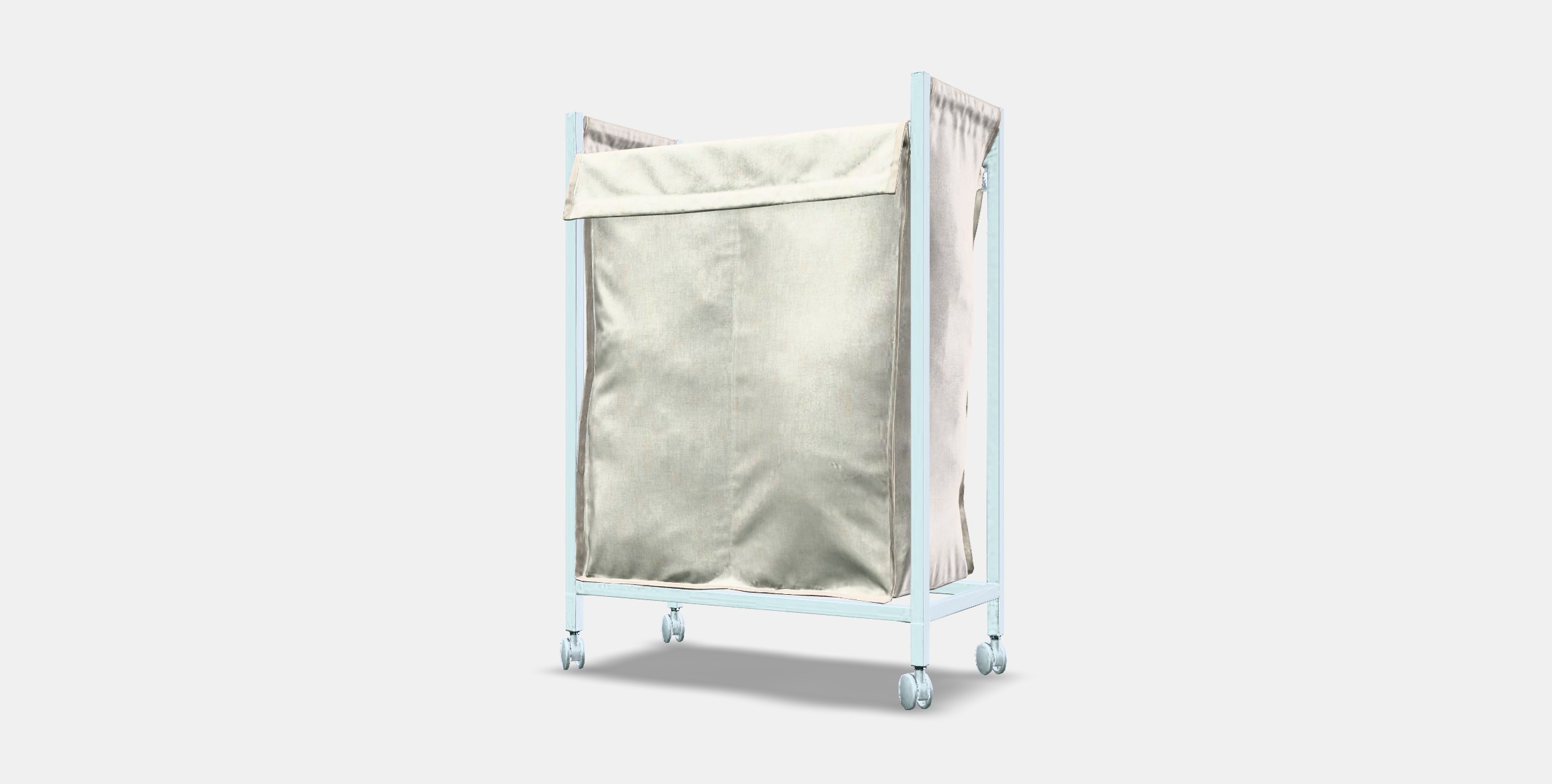 ENHET Laundry bag with castors Low-poly 3D model_12