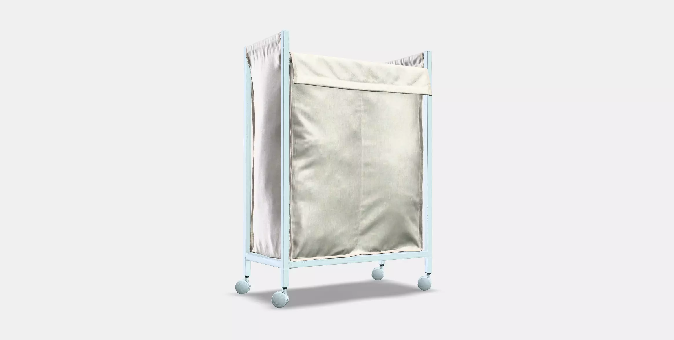 ENHET Laundry bag with castors Low-poly 3D model_0