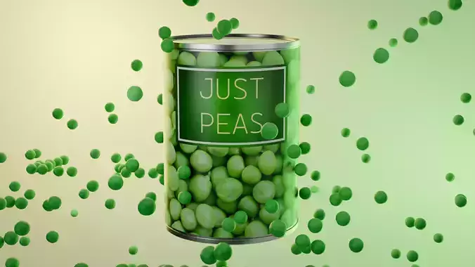 Can Of Peas 4k adverisment HQ Textures Vegetables 