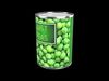 Can Of Peas 4k adverisment HQ Textures Vegetables  Free 3D model_1