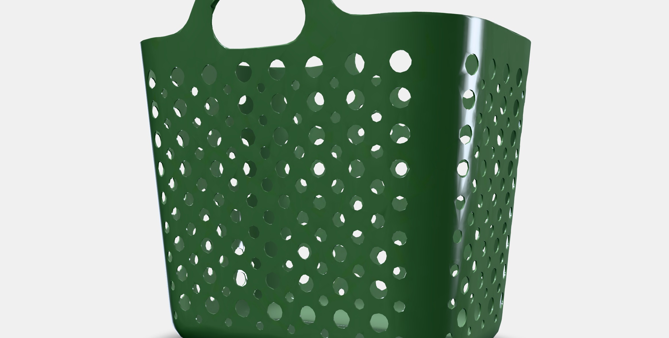 SLIBB Flexible laundry basket Low-poly 3D model_14