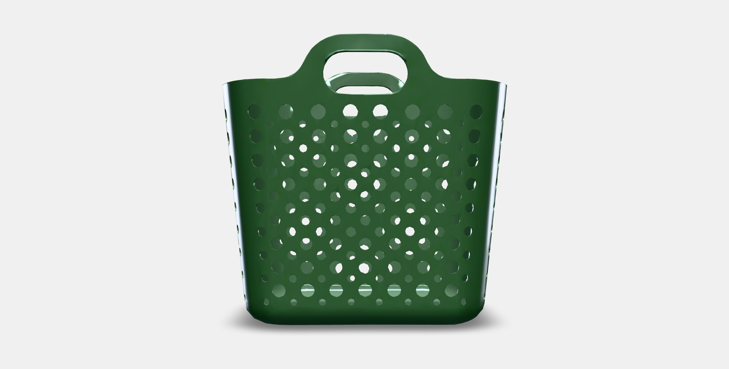 SLIBB Flexible laundry basket Low-poly 3D model_8