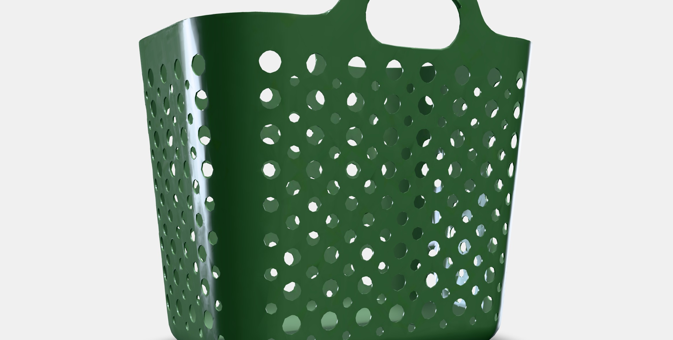 SLIBB Flexible laundry basket Low-poly 3D model_7