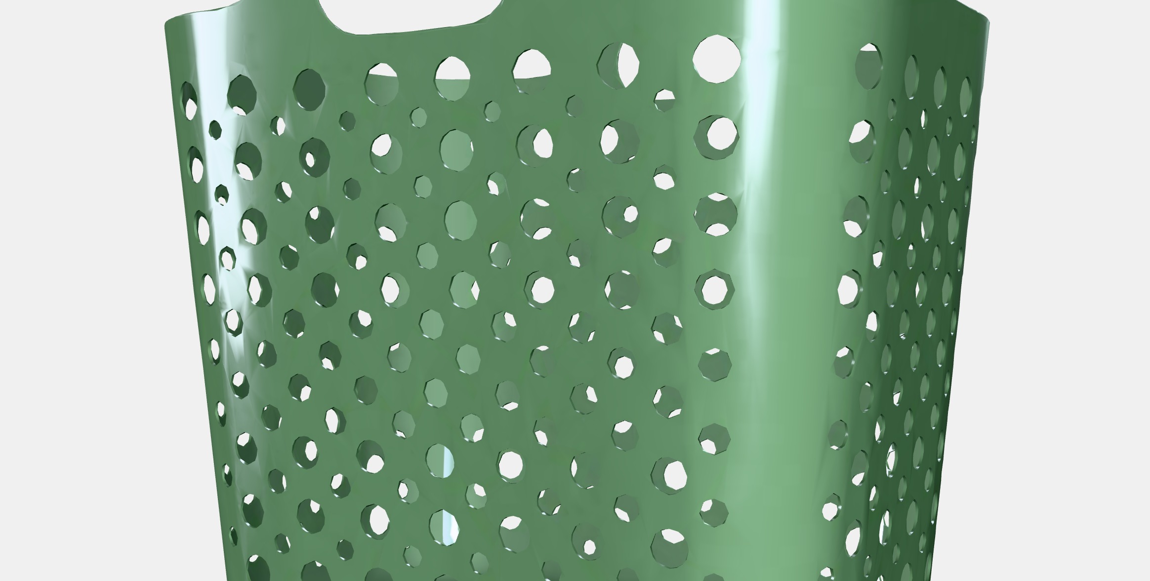 SLIBB Flexible laundry basket Low-poly 3D model_10