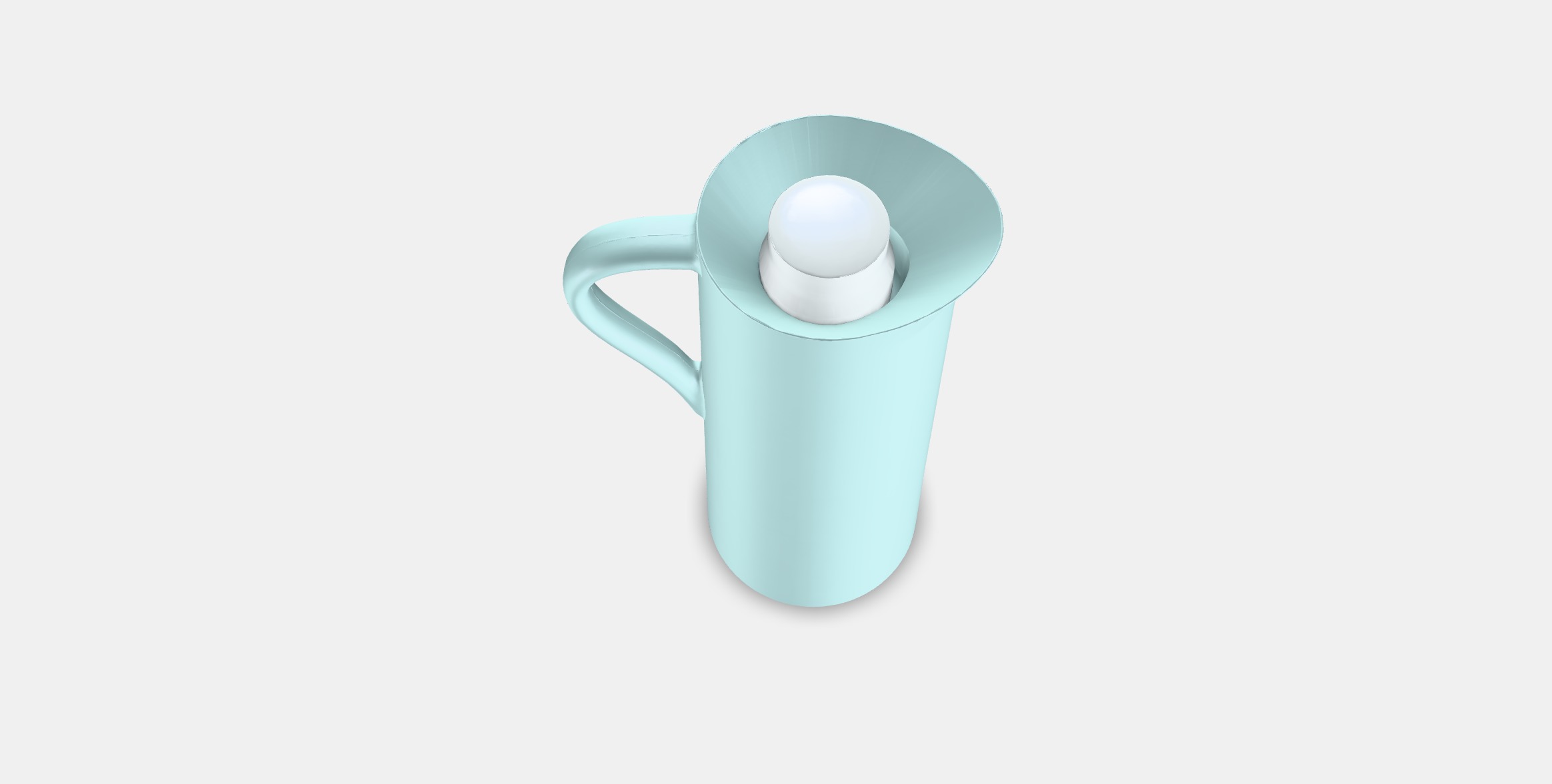 BEHOVD Vacuum flask Low-poly 3D model_3