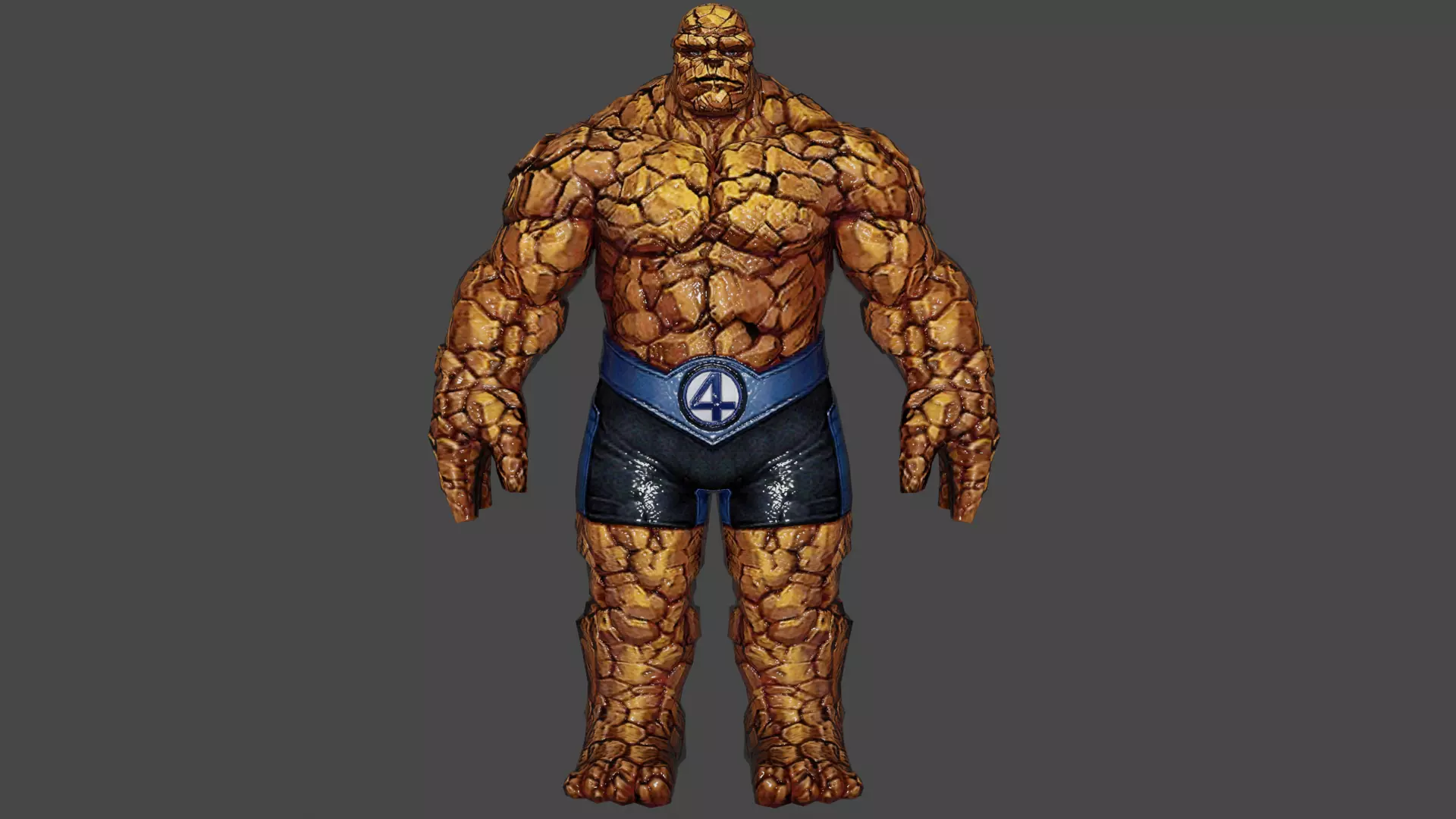 The Thing Low-poly 3D model