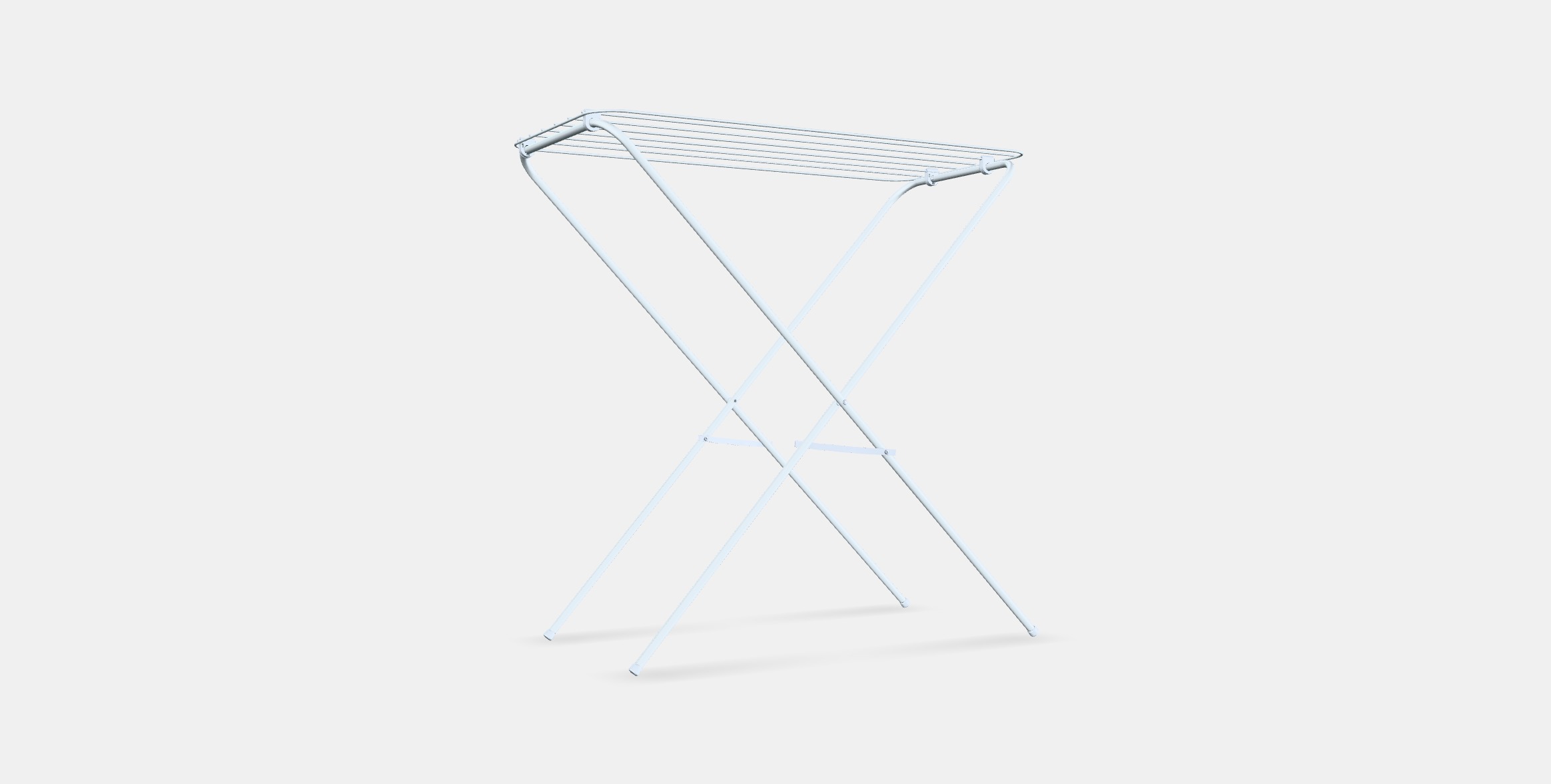 JALL Drying rack in-outdoor Low-poly 3D model_16