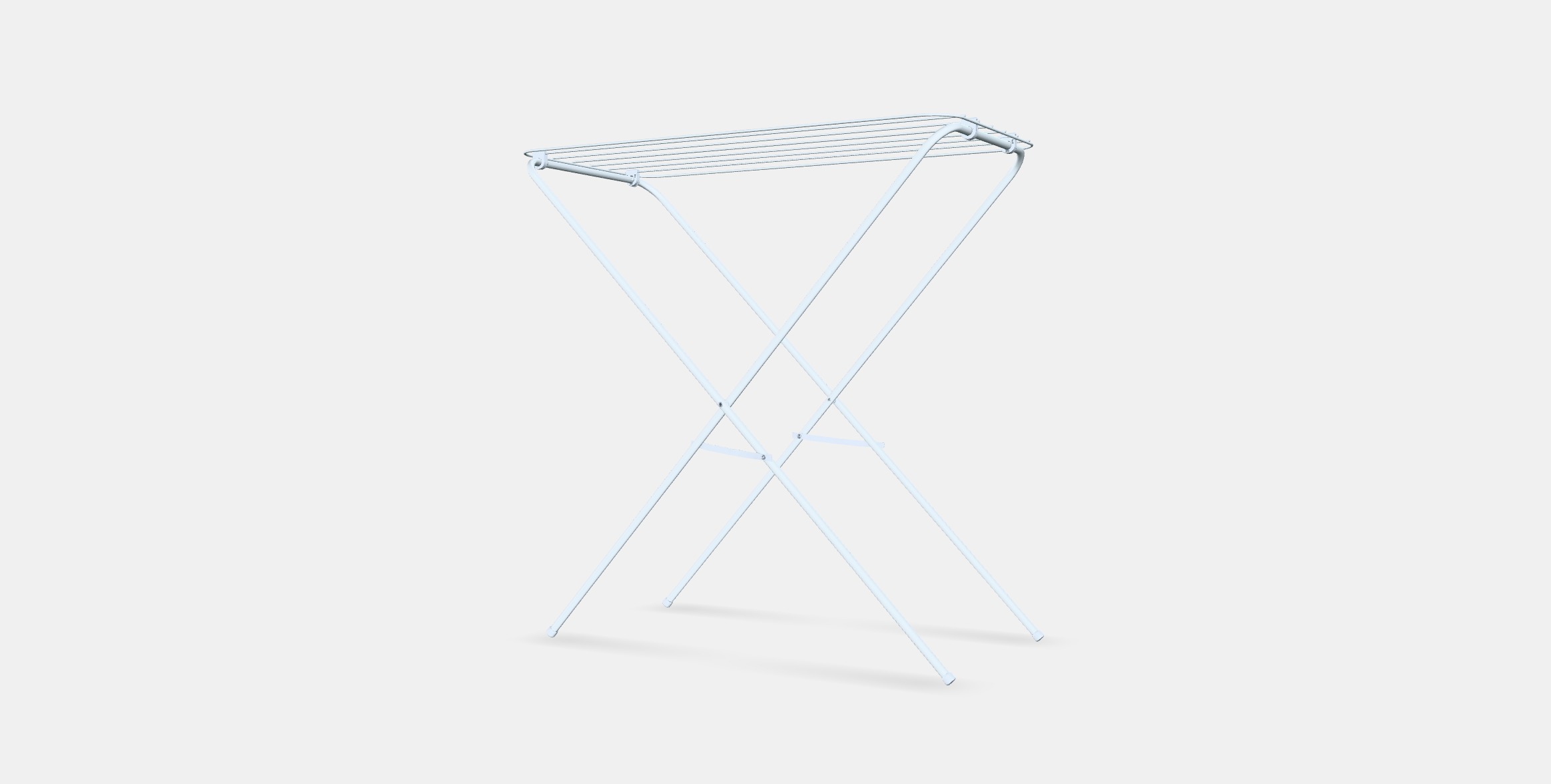 JALL Drying rack in-outdoor Low-poly 3D model_5