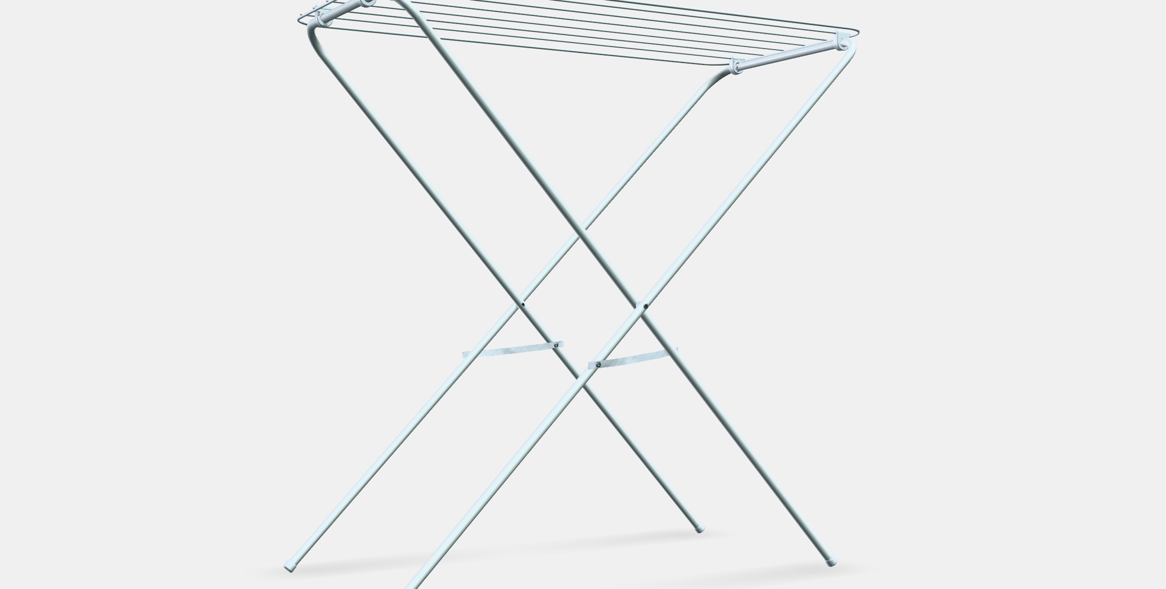 JALL Drying rack in-outdoor Low-poly 3D model_9