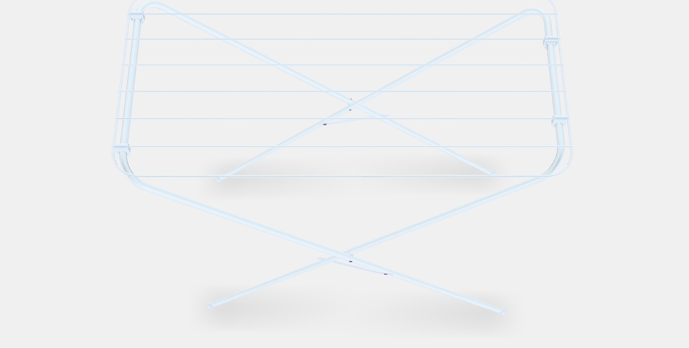 JALL Drying rack in-outdoor Low-poly 3D model_4