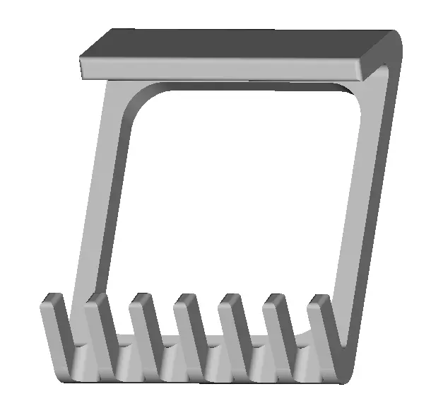 Hook Hanger 3D print model_0