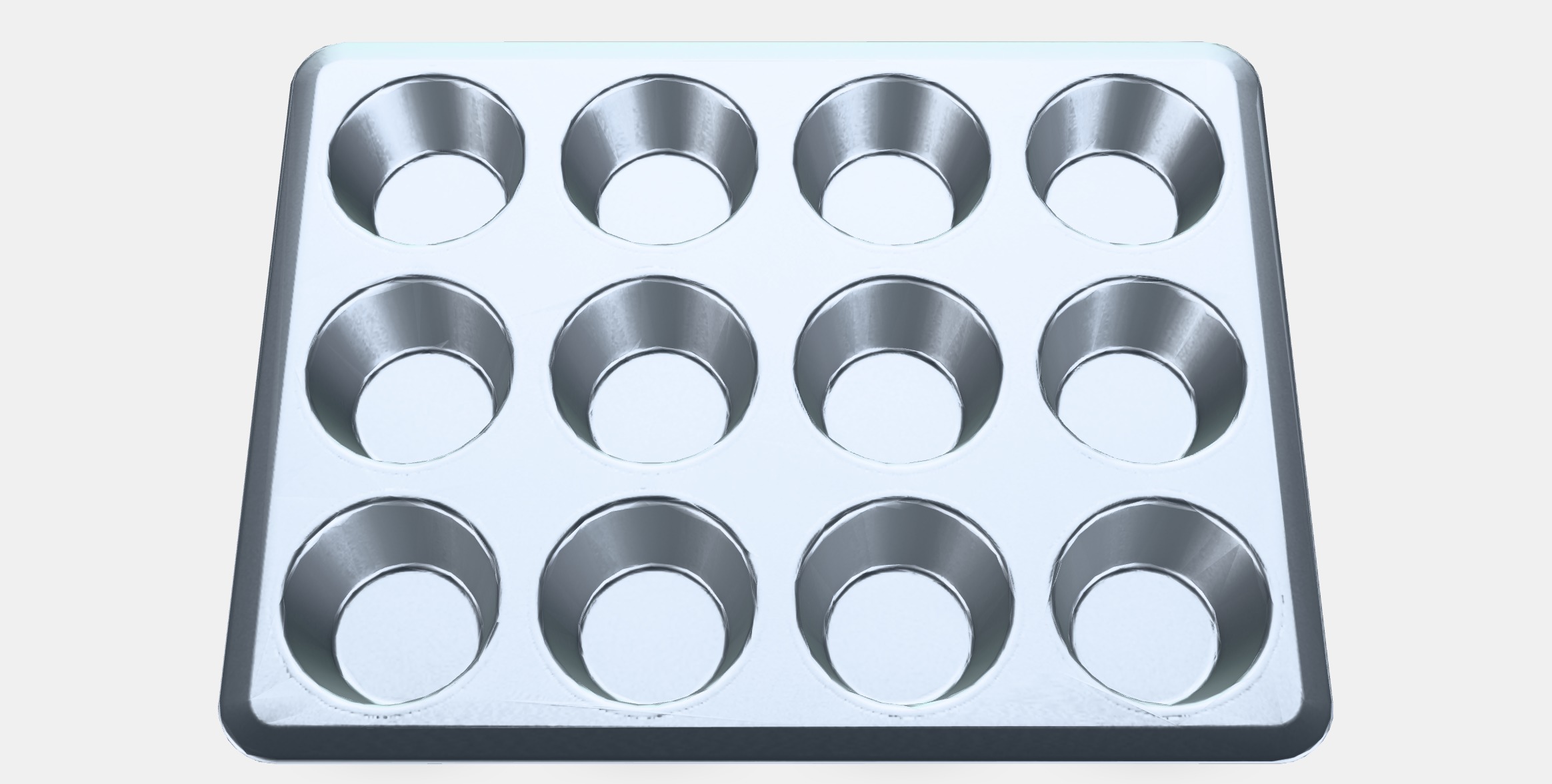 VARDAGEN Muffin tin Low-poly 3D model_2