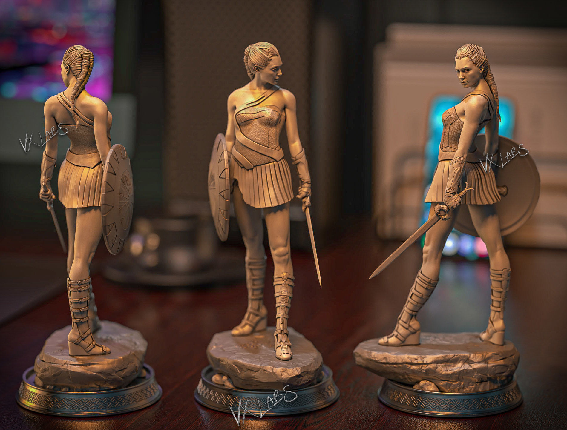 Warrior of Themyscira 3D print model_1