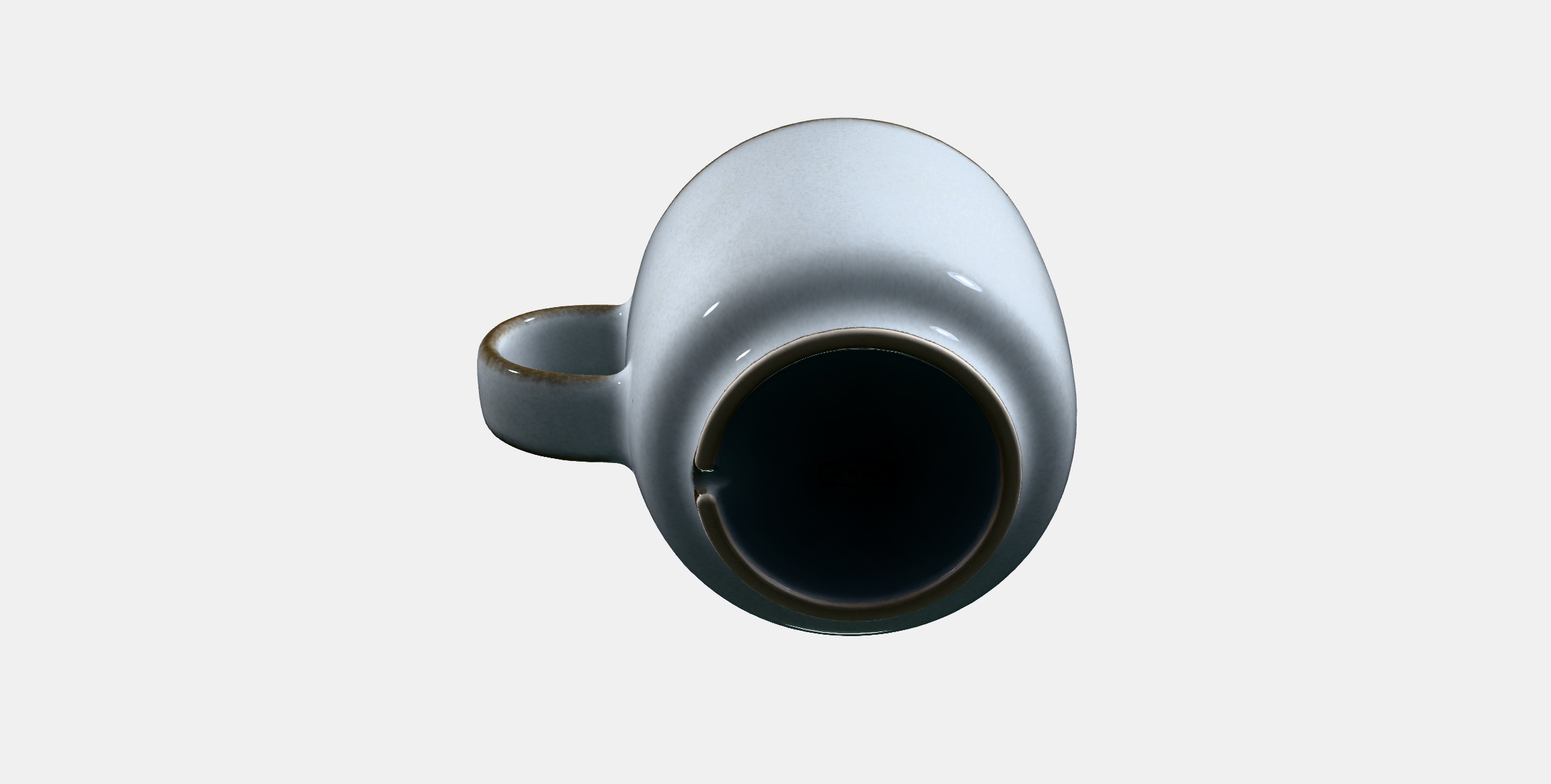 GLADELIG mug Low-poly 3D model_7