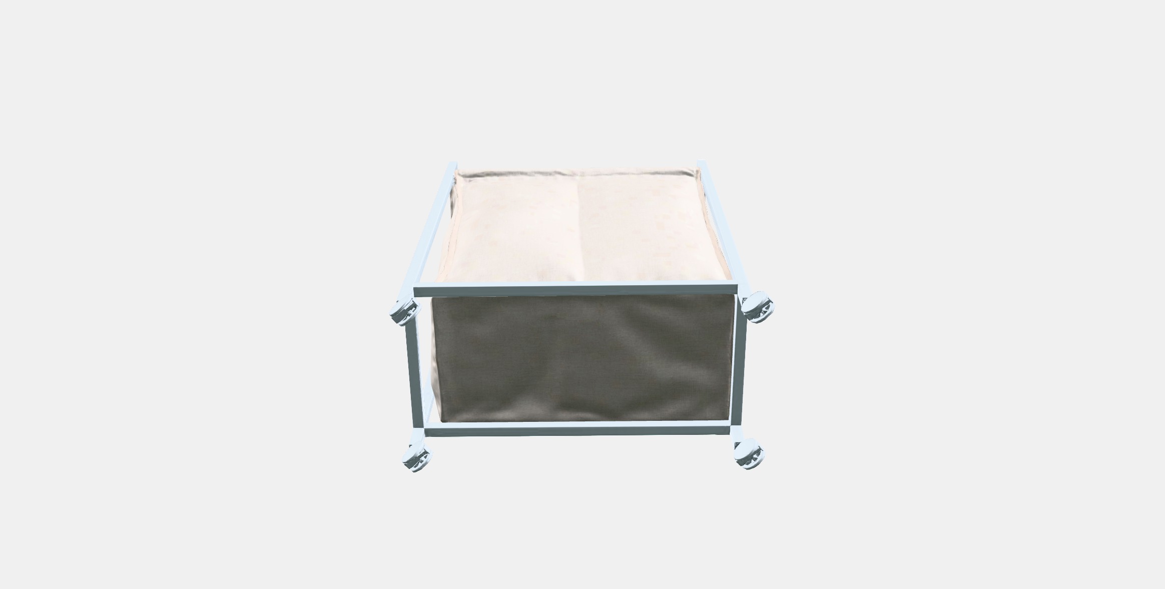 ENHET laundry trolley Low-poly 3D model_9