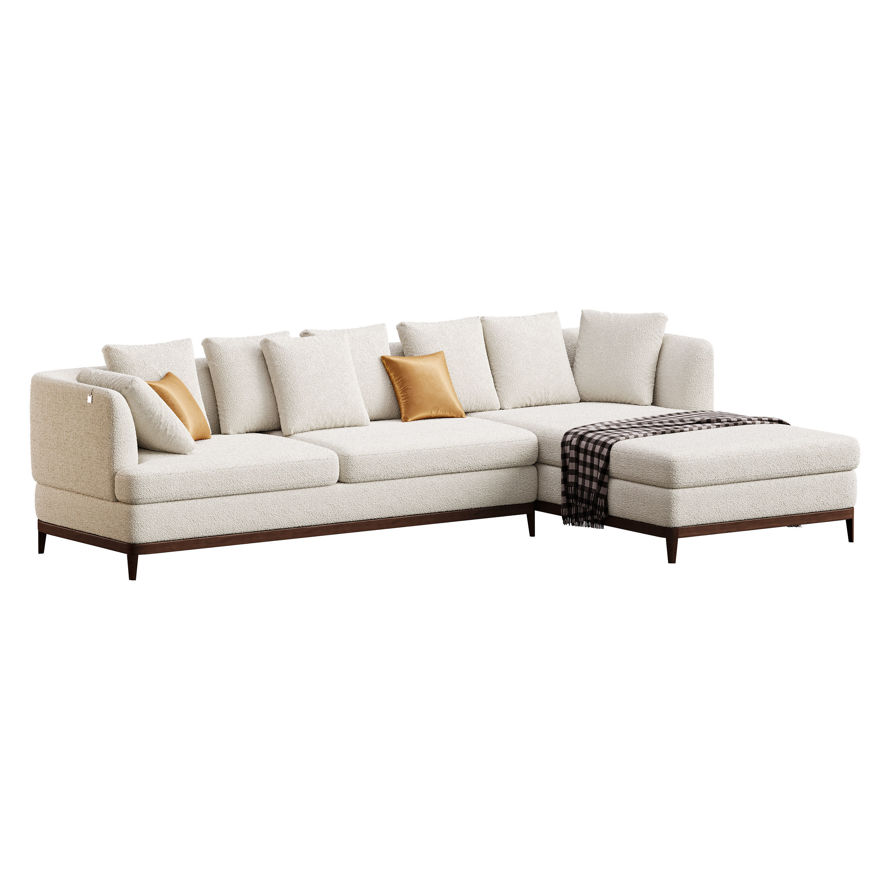 Corner sofa F205 by Delavega 3D model_11