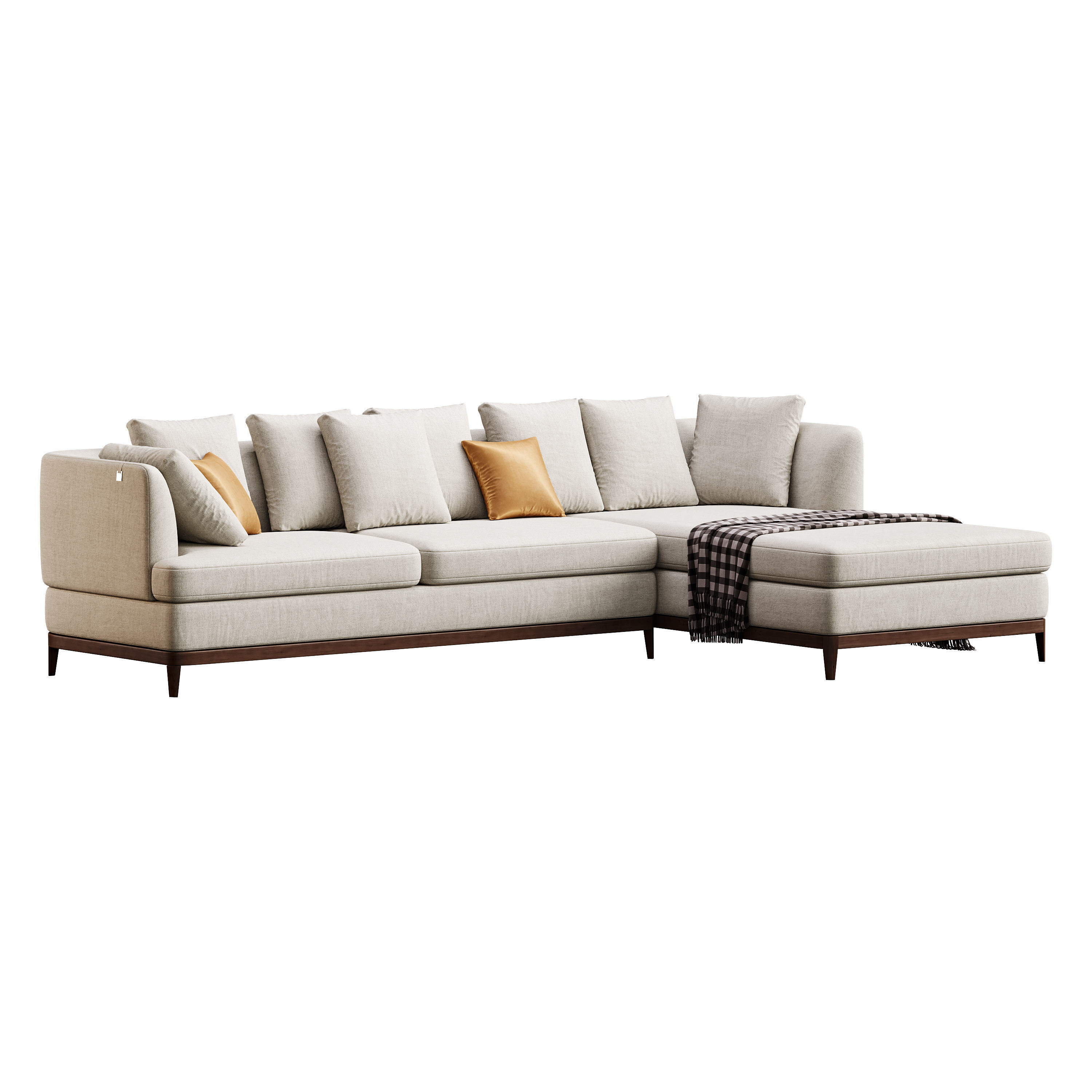 Corner sofa F205 by Delavega 3D model_7