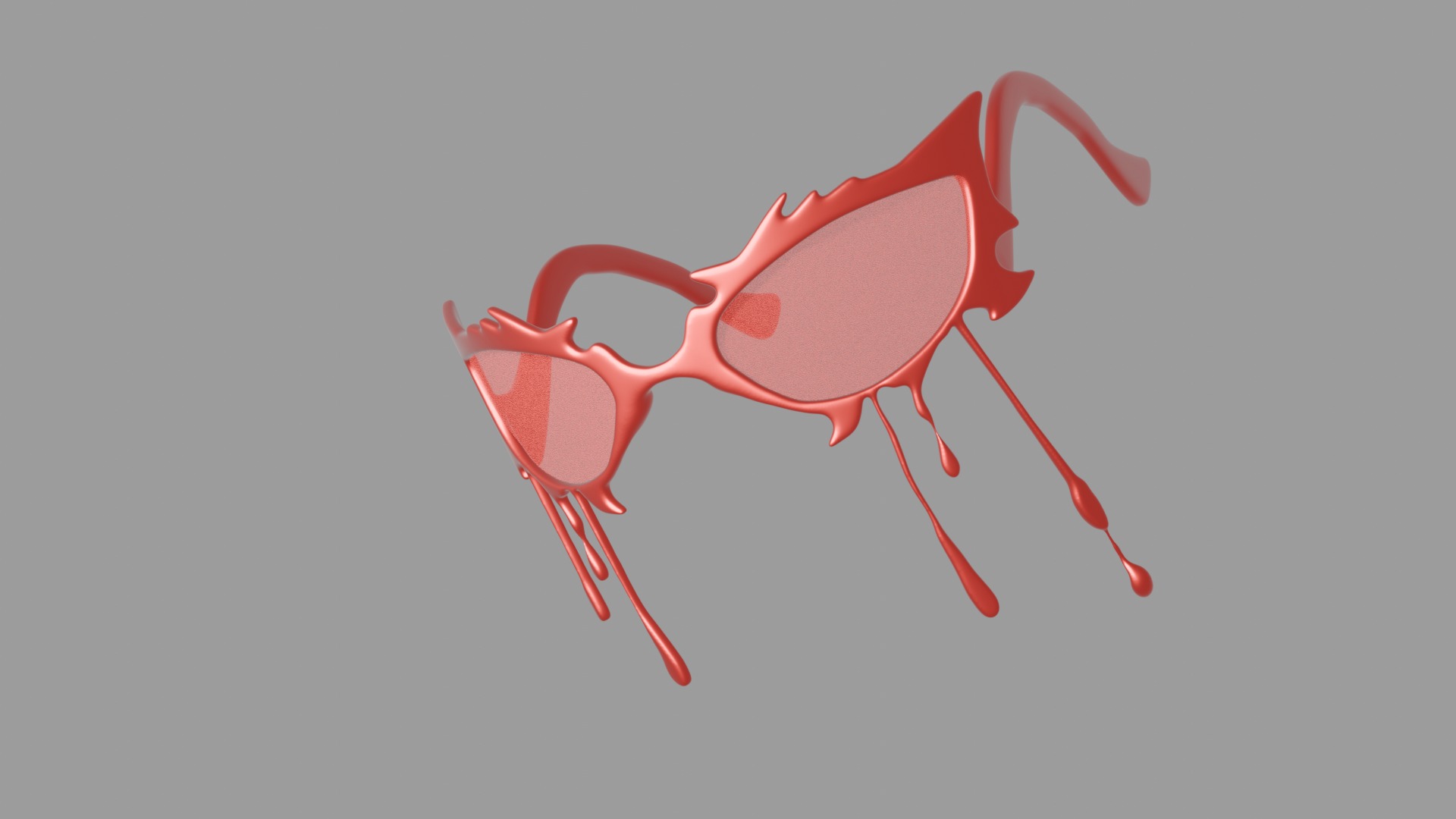 Blood Cool Glasses 3D print model_1