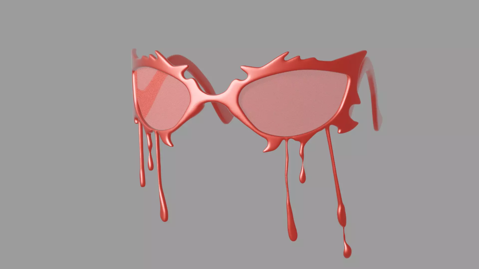 Blood Cool Glasses 3D print model_0