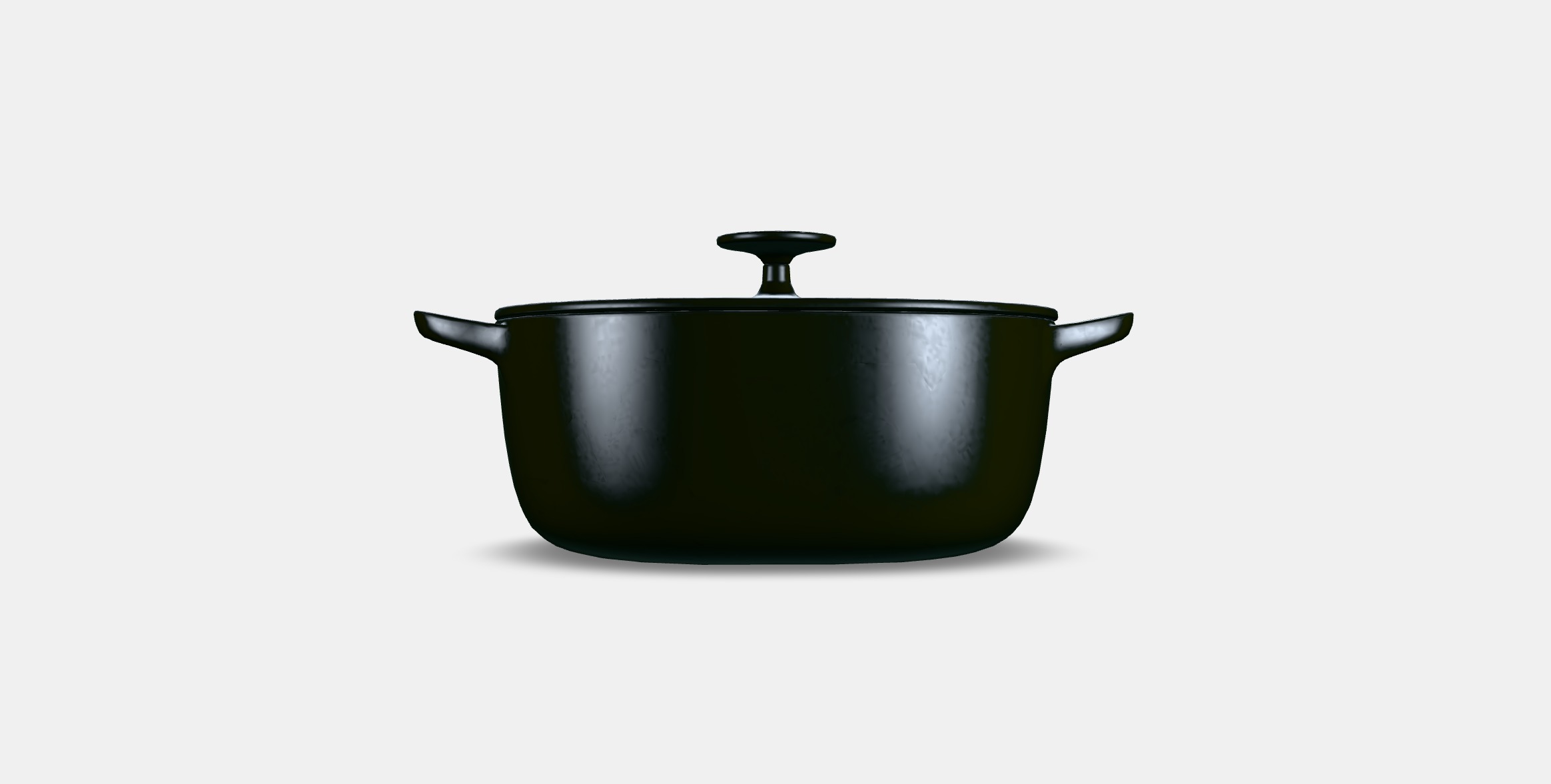 VARDAGEN Casserole with lid Low-poly 3D model_14