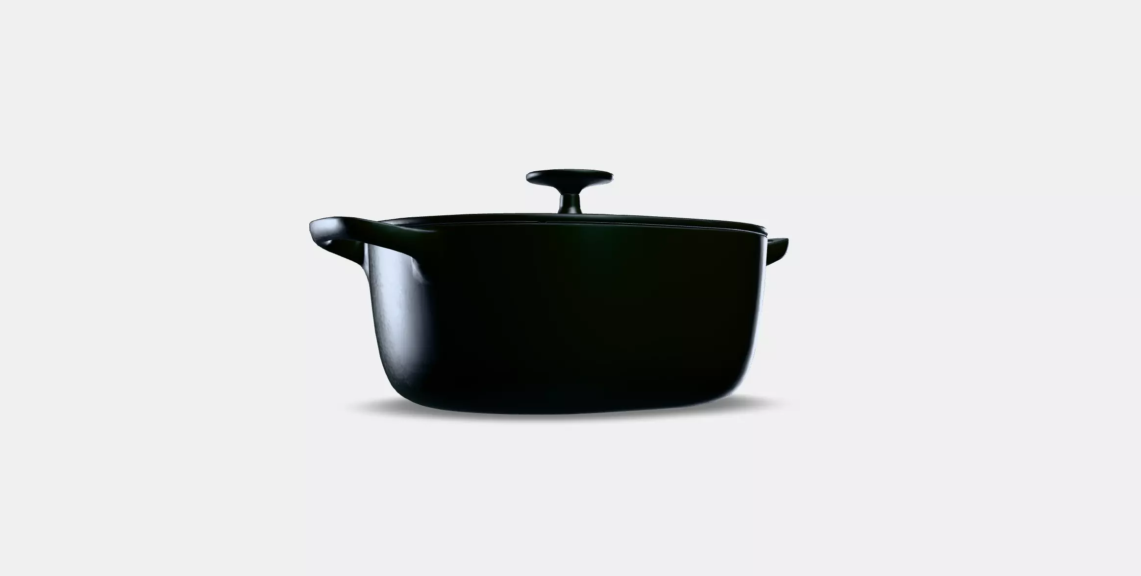 VARDAGEN Casserole with lid Low-poly 3D model_0