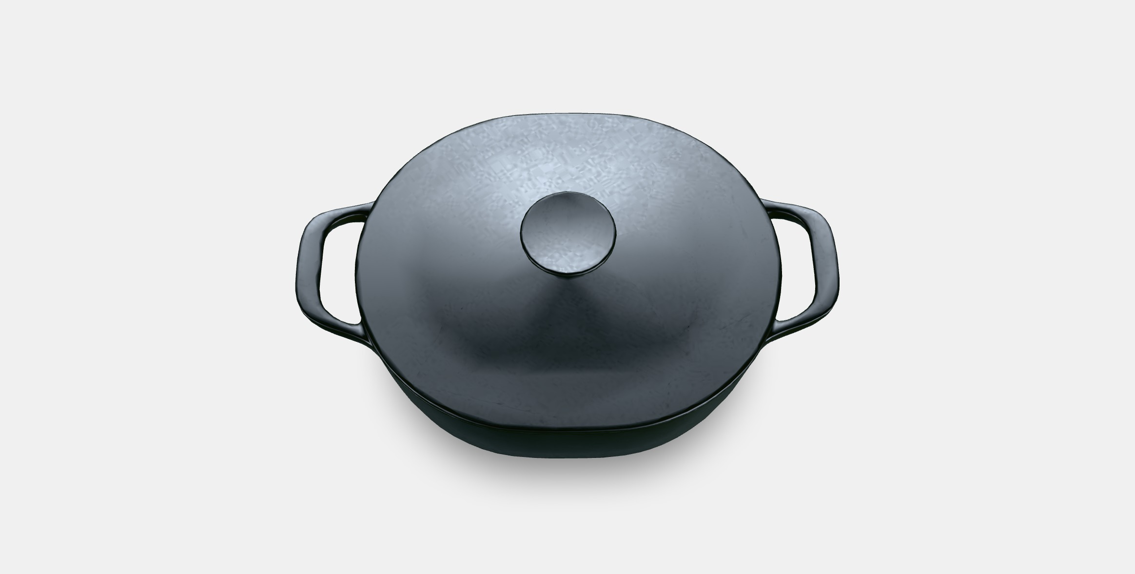 VARDAGEN Casserole with lid Low-poly 3D model_3