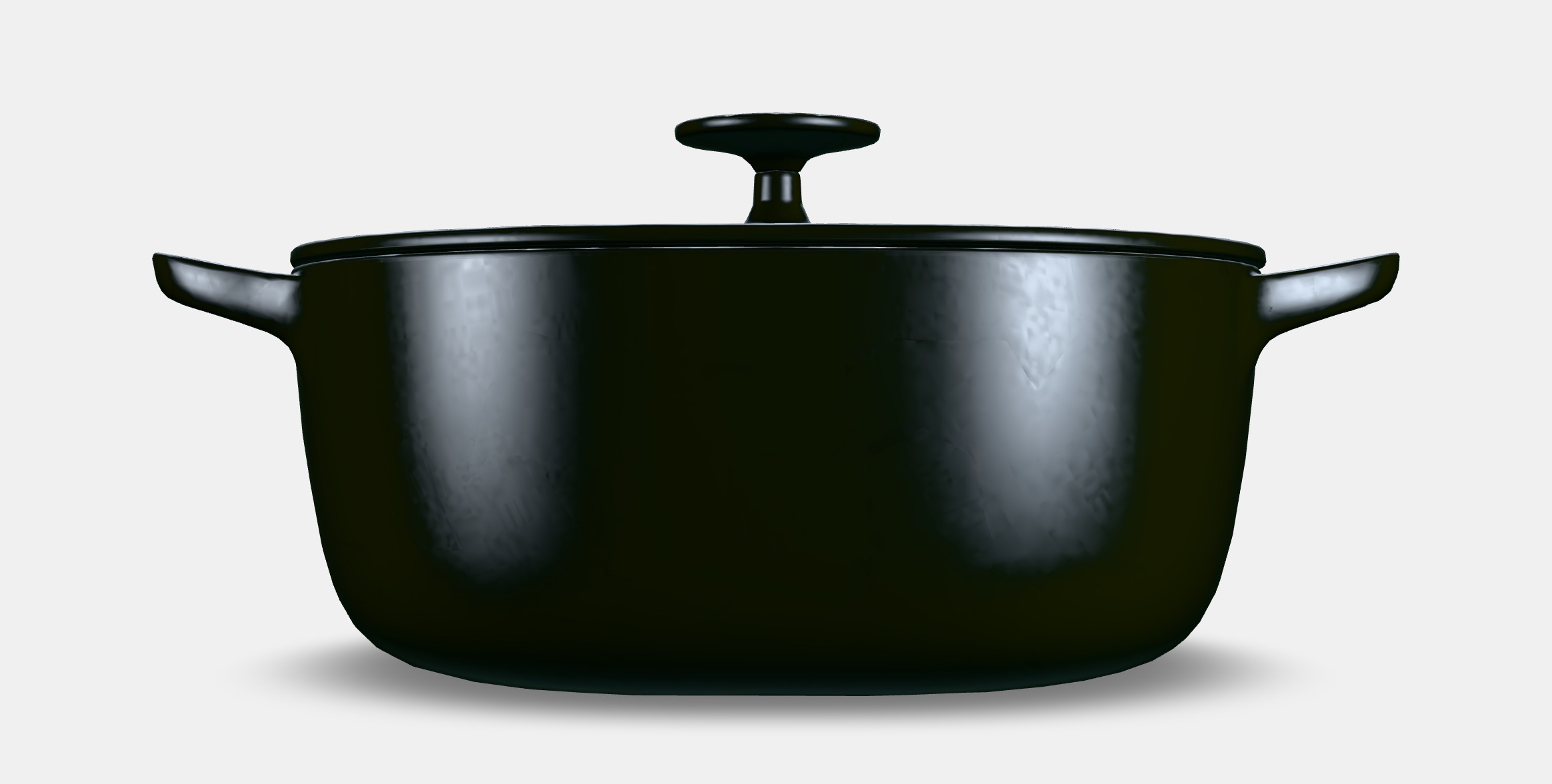 VARDAGEN Casserole with lid Low-poly 3D model_15