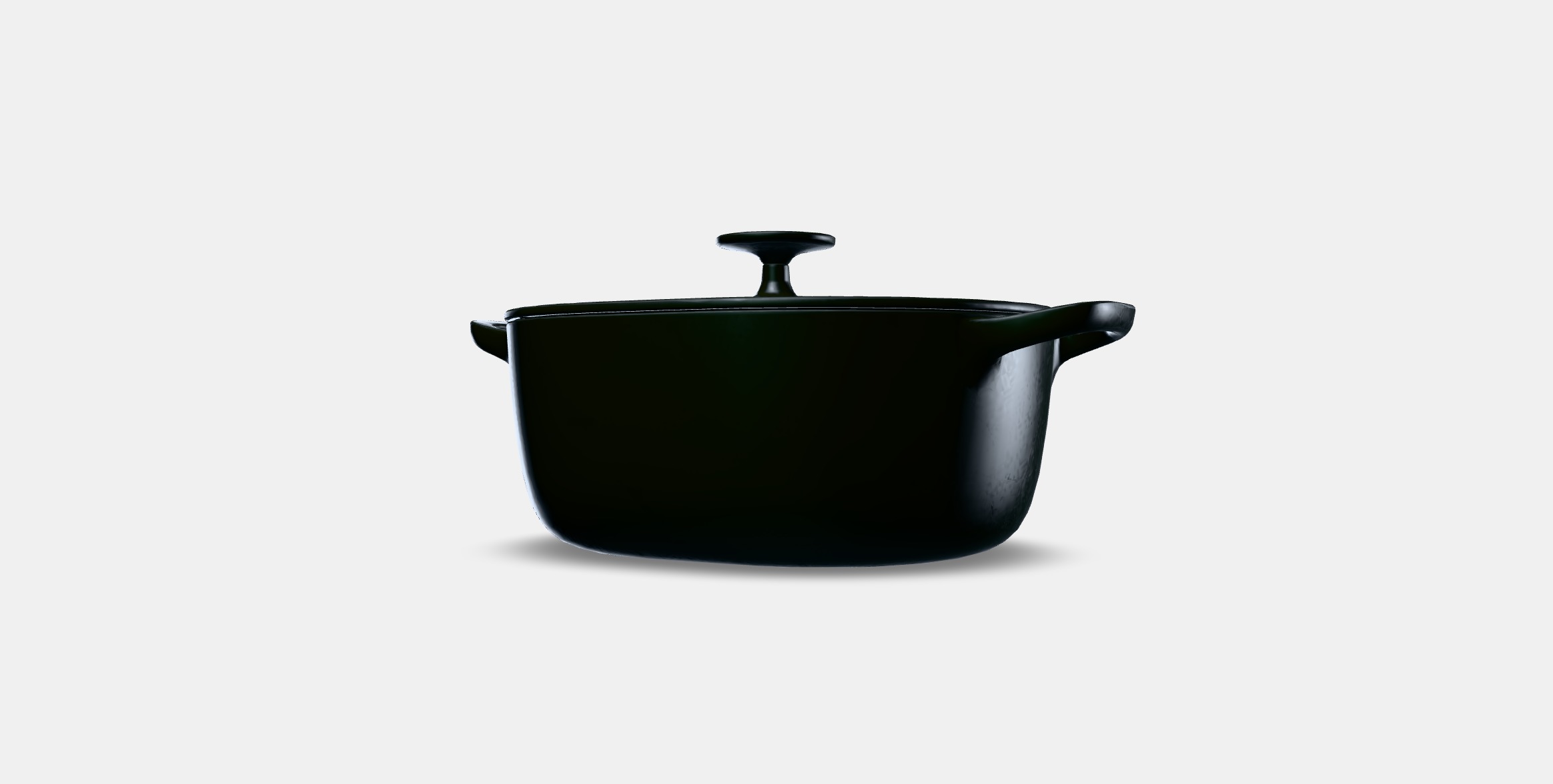 VARDAGEN Casserole with lid Low-poly 3D model_12