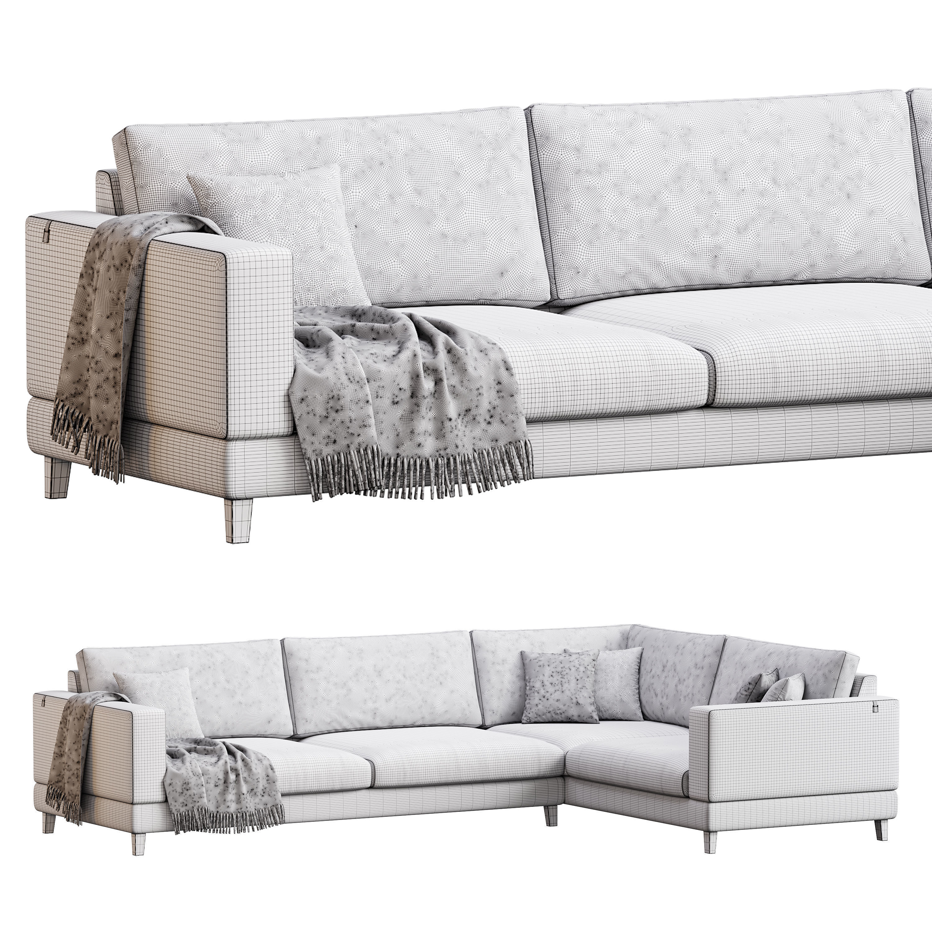 Corner sofa FP111 by Delavega 3D model_14