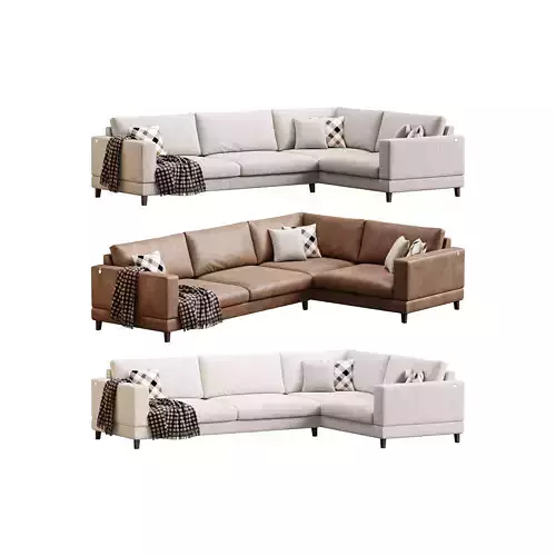 Corner sofa FP111 by Delavega