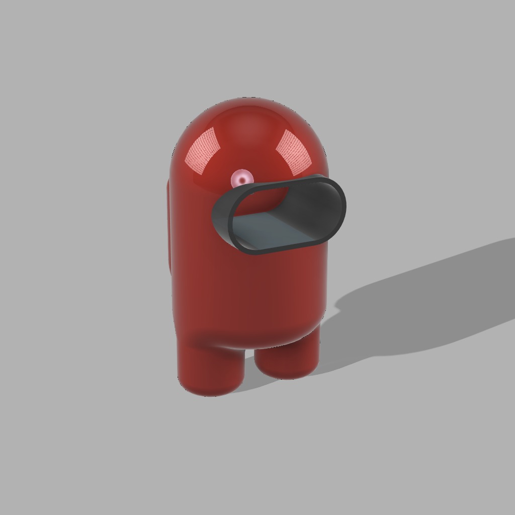 Among Us AirPods Holder 3D print model_5