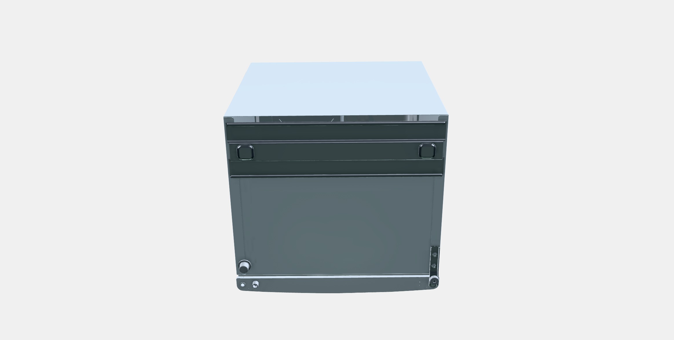 TILLREDA Fridge Low-poly 3D model_7