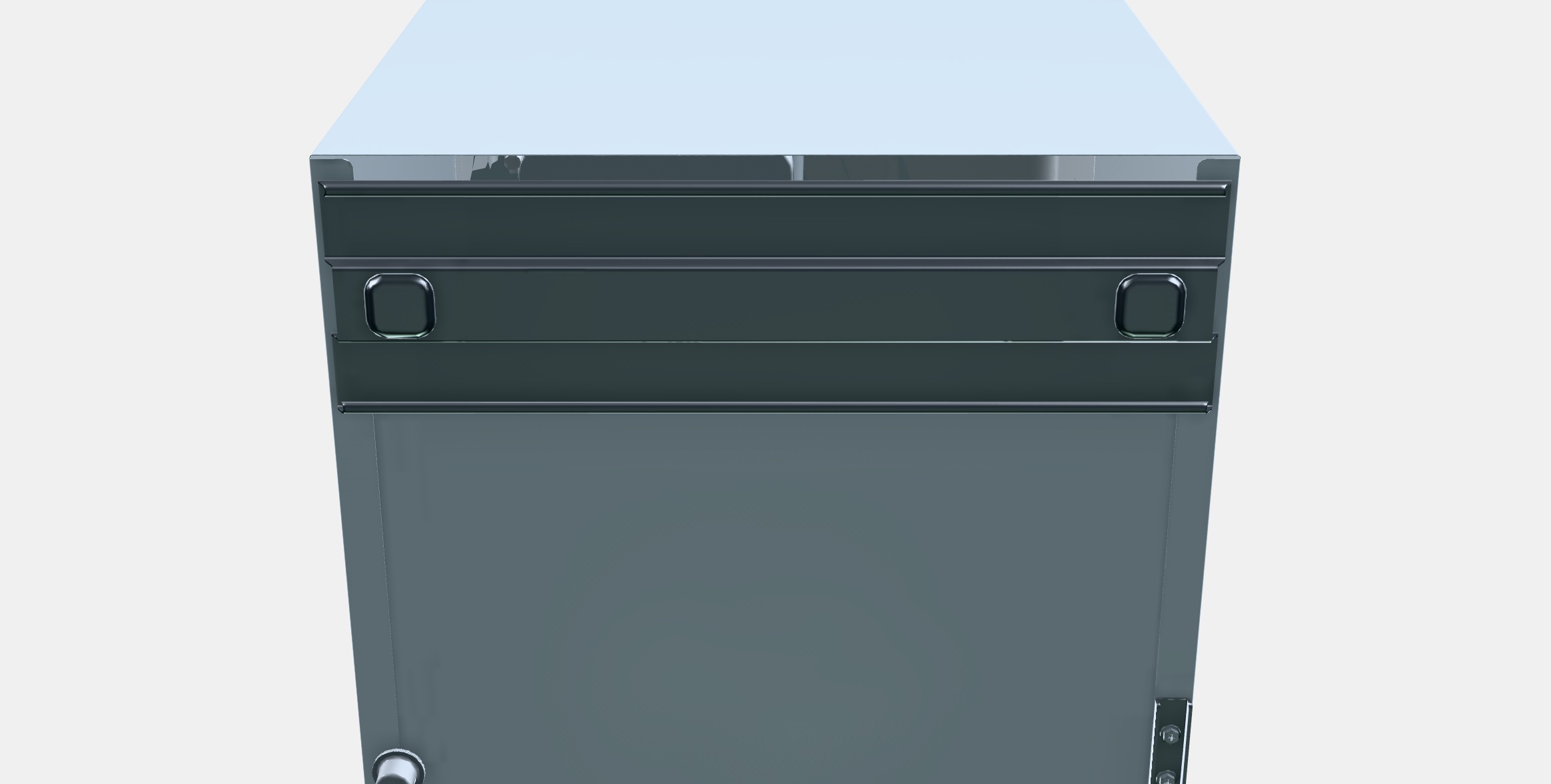 TILLREDA Fridge Low-poly 3D model_8