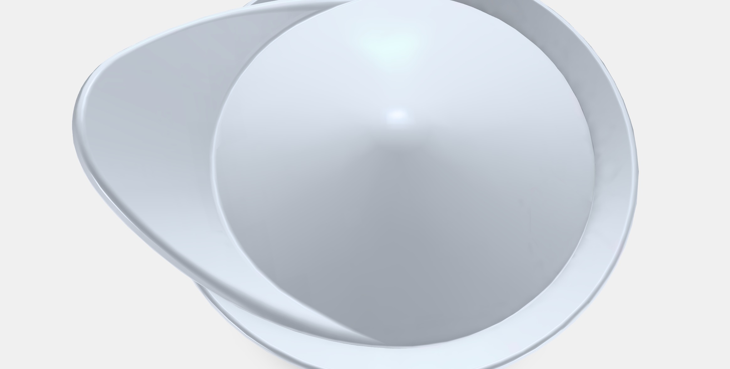 FARGKLAR Oven-serving dish with lid Low-poly 3D model_4